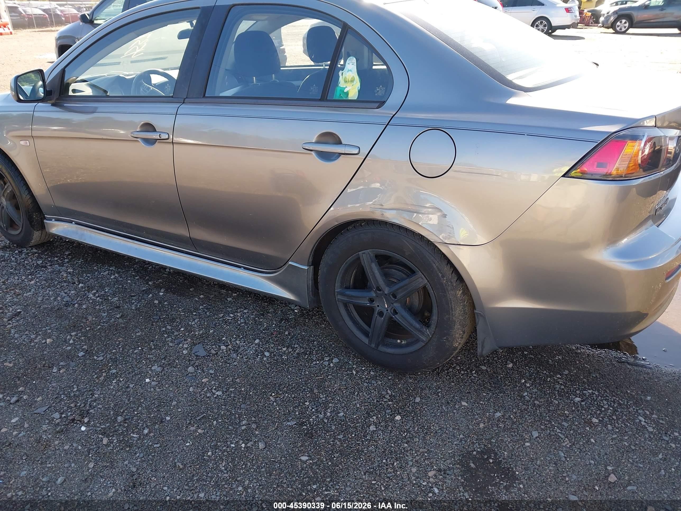 2014 Mitsubishi Lancer Es Gray vin: JA32U2FU0EU007919