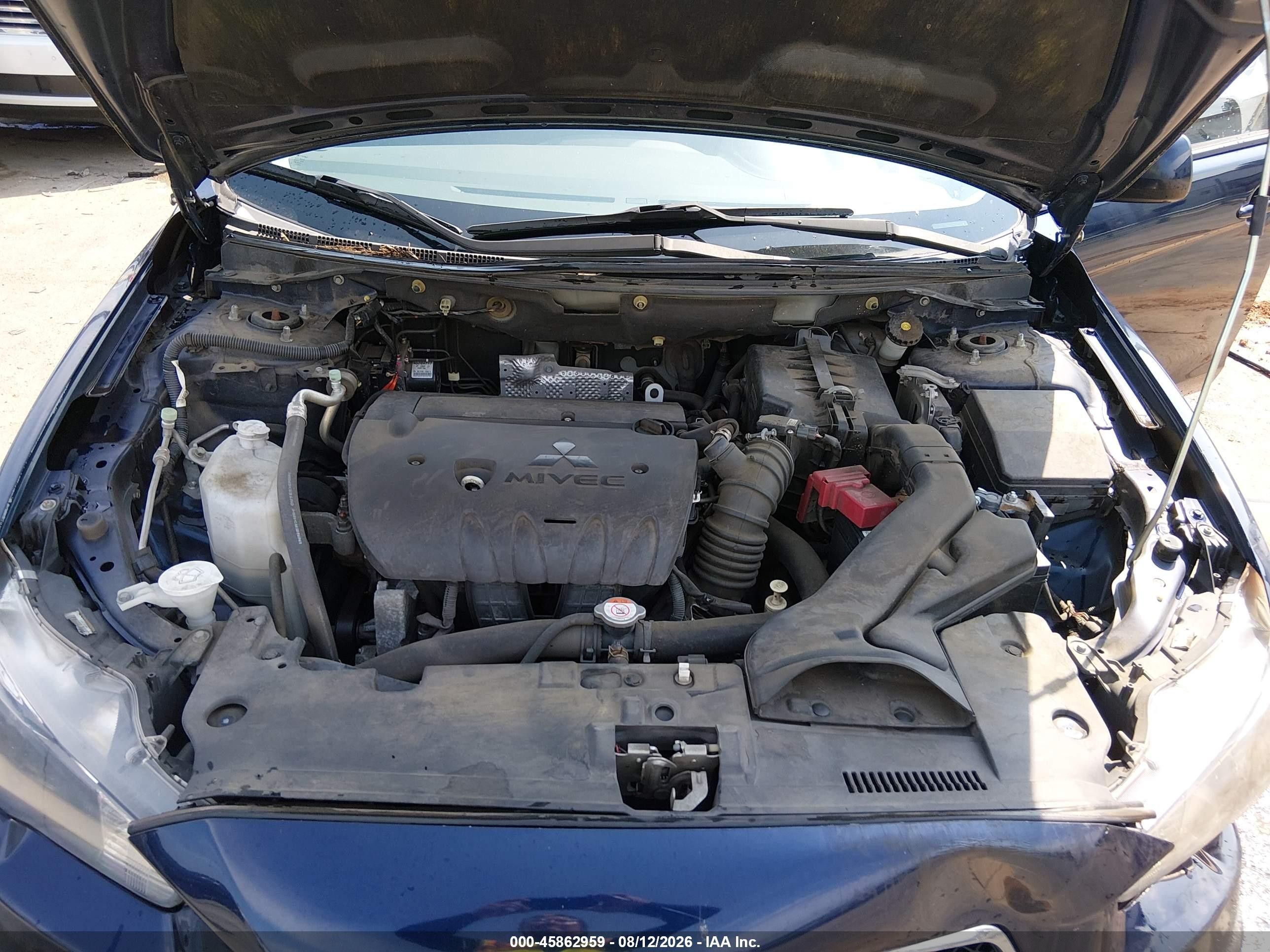 2014 Mitsubishi Lancer Es Dark Blue vin: JA32U2FU0EU020492