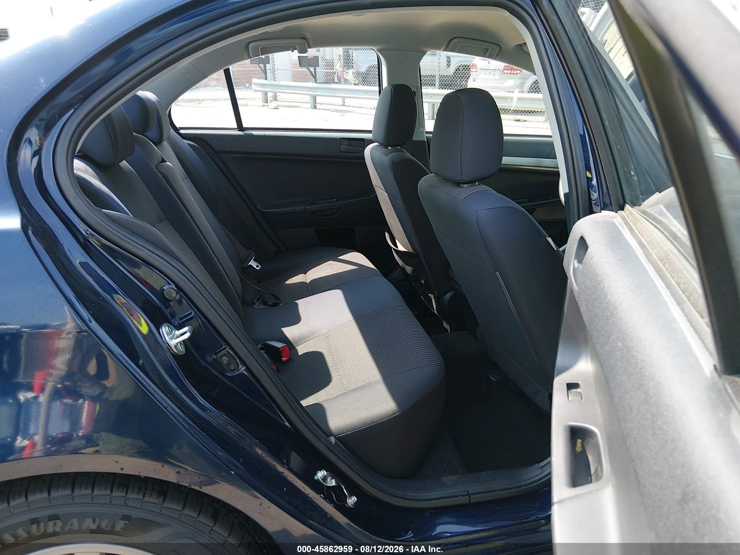 2014 Mitsubishi Lancer Es Dark Blue vin: JA32U2FU0EU020492