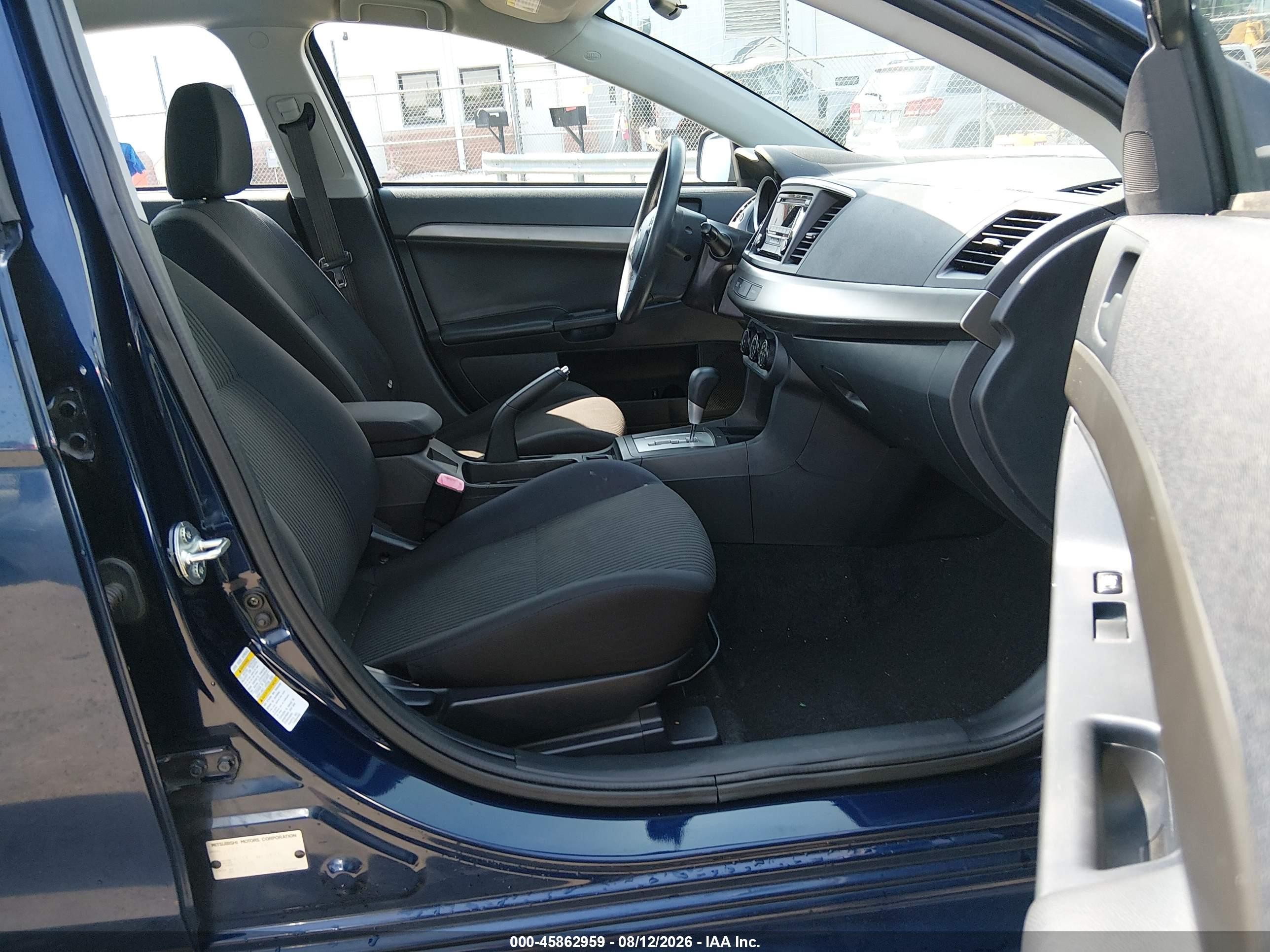 2014 Mitsubishi Lancer Es Dark Blue vin: JA32U2FU0EU020492