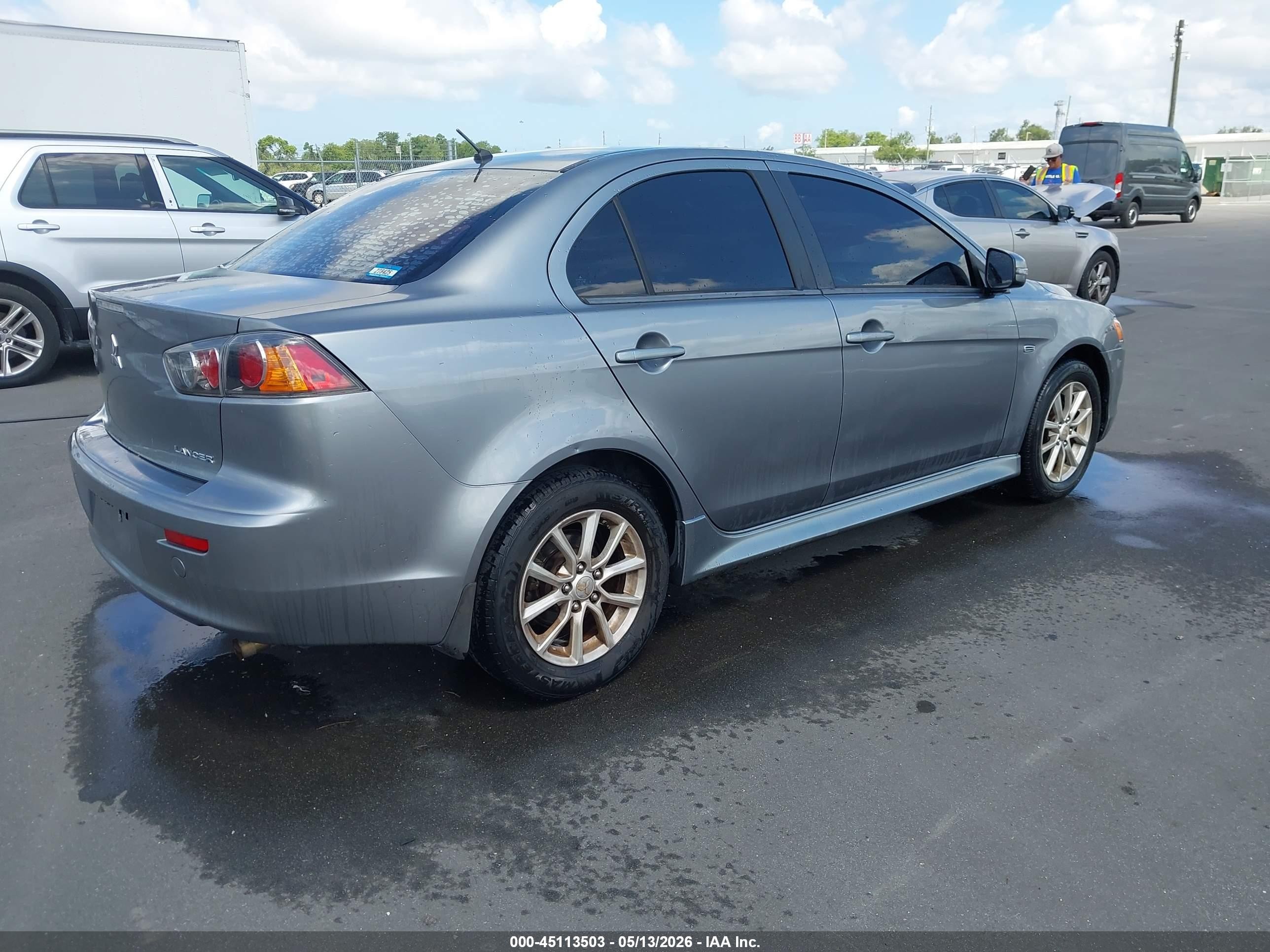 2015 Mitsubishi Lancer Es Silver vin: JA32U2FU0FU010191