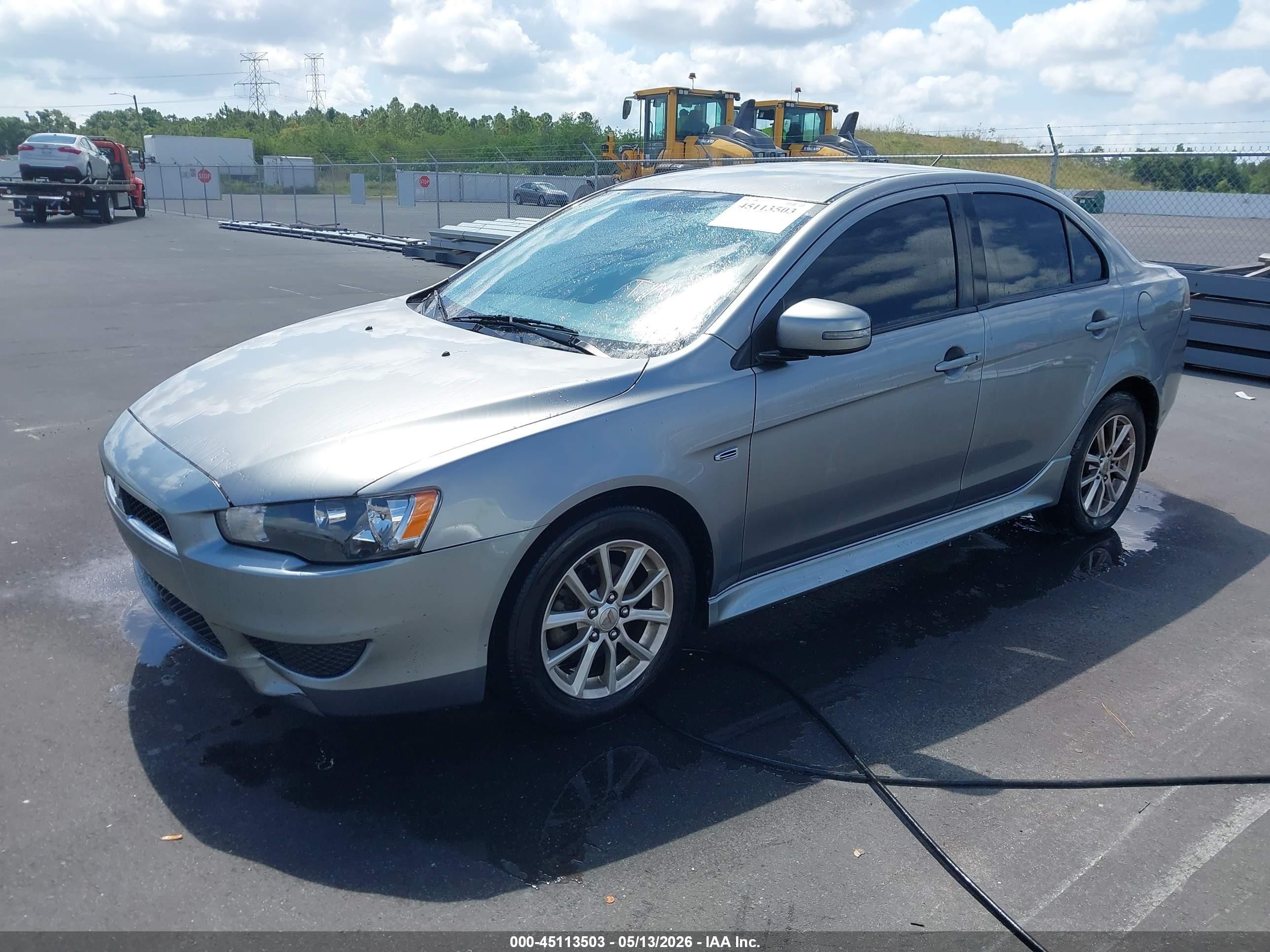 2015 Mitsubishi Lancer Es Silver vin: JA32U2FU0FU010191