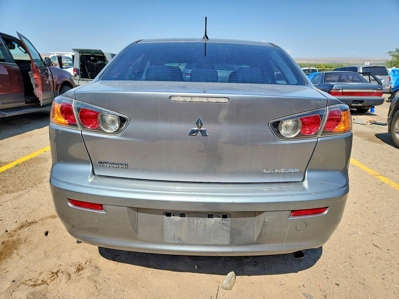 2015 Mitsubishi Lancer Es Gray vin: JA32U2FU0FU011034