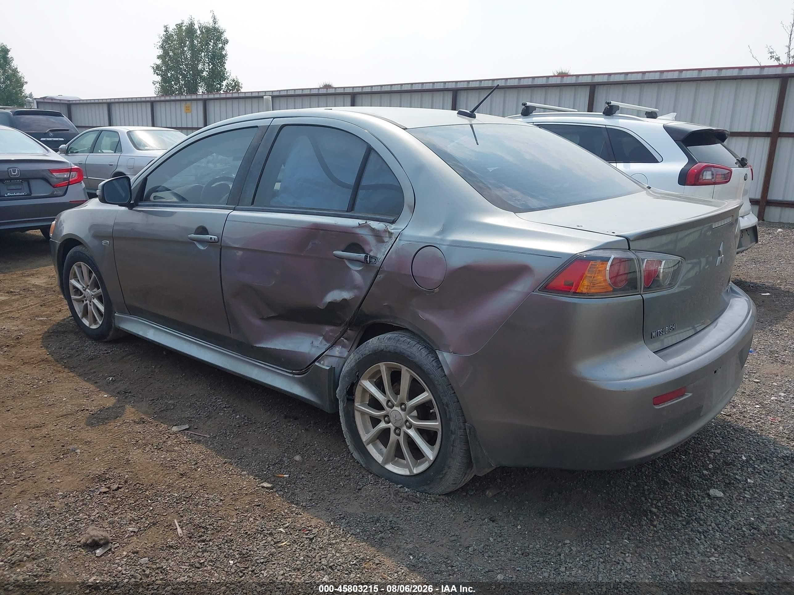 2015 Mitsubishi Lancer Es Серебряный vin: JA32U2FU0FU012992