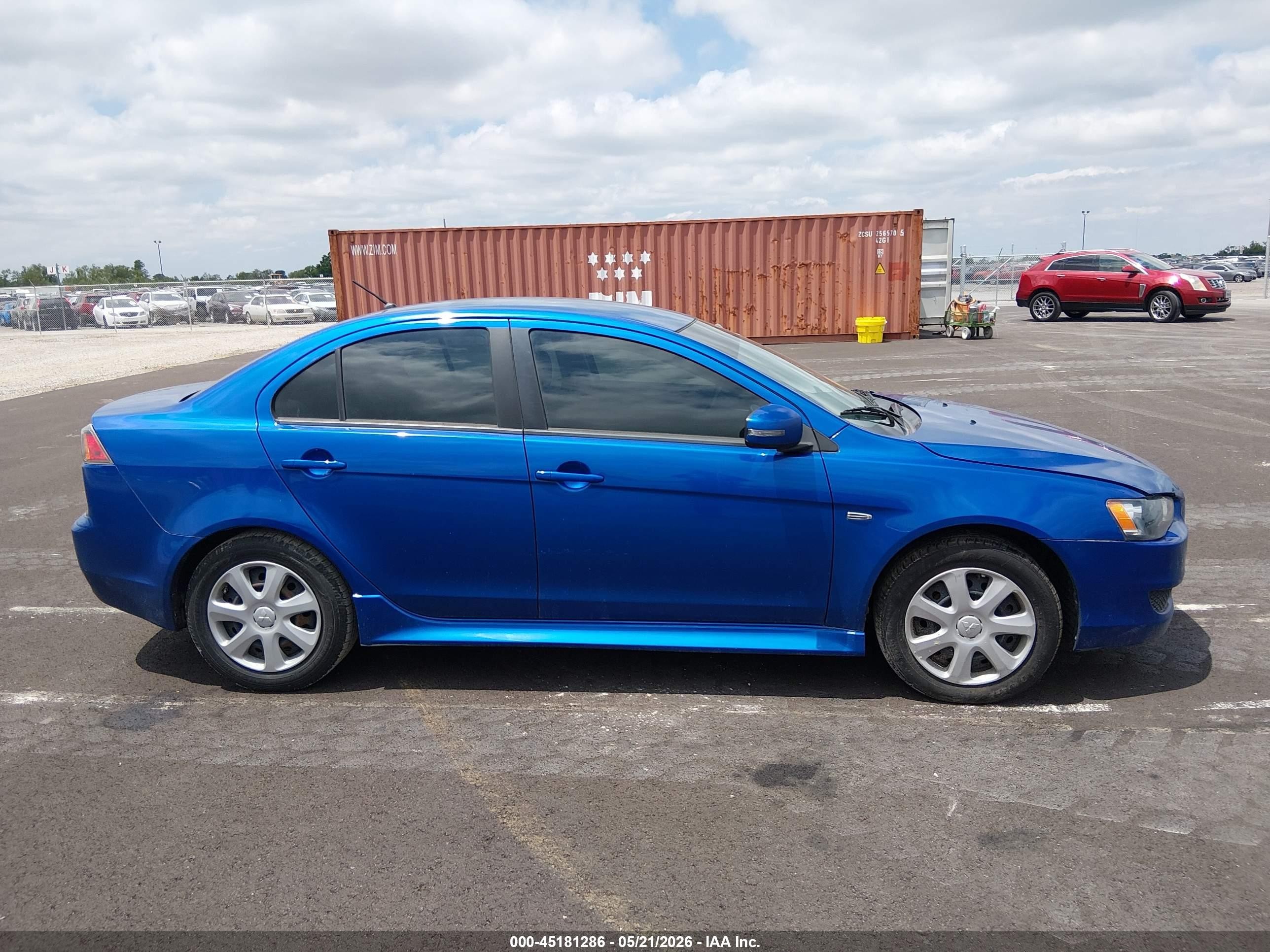 2015 Mitsubishi Lancer Es Blue vin: JA32U2FU0FU015049