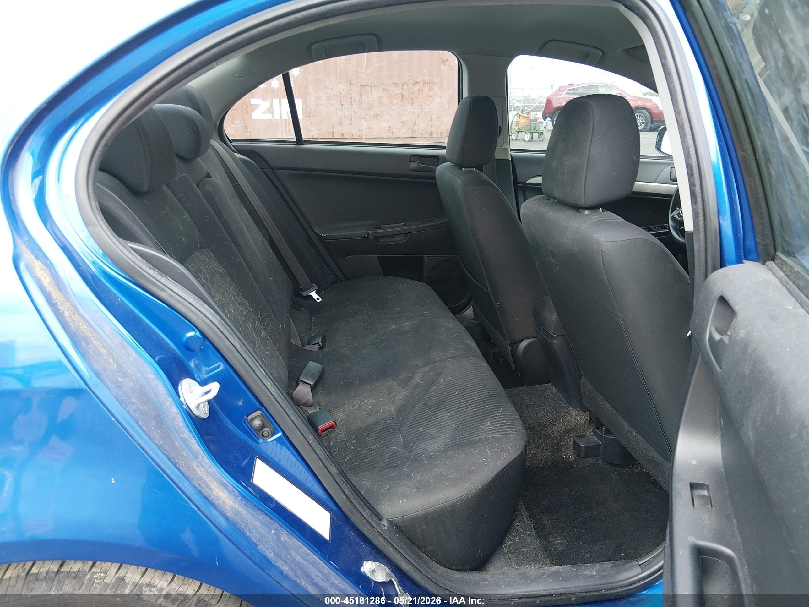 2015 Mitsubishi Lancer Es Blue vin: JA32U2FU0FU015049