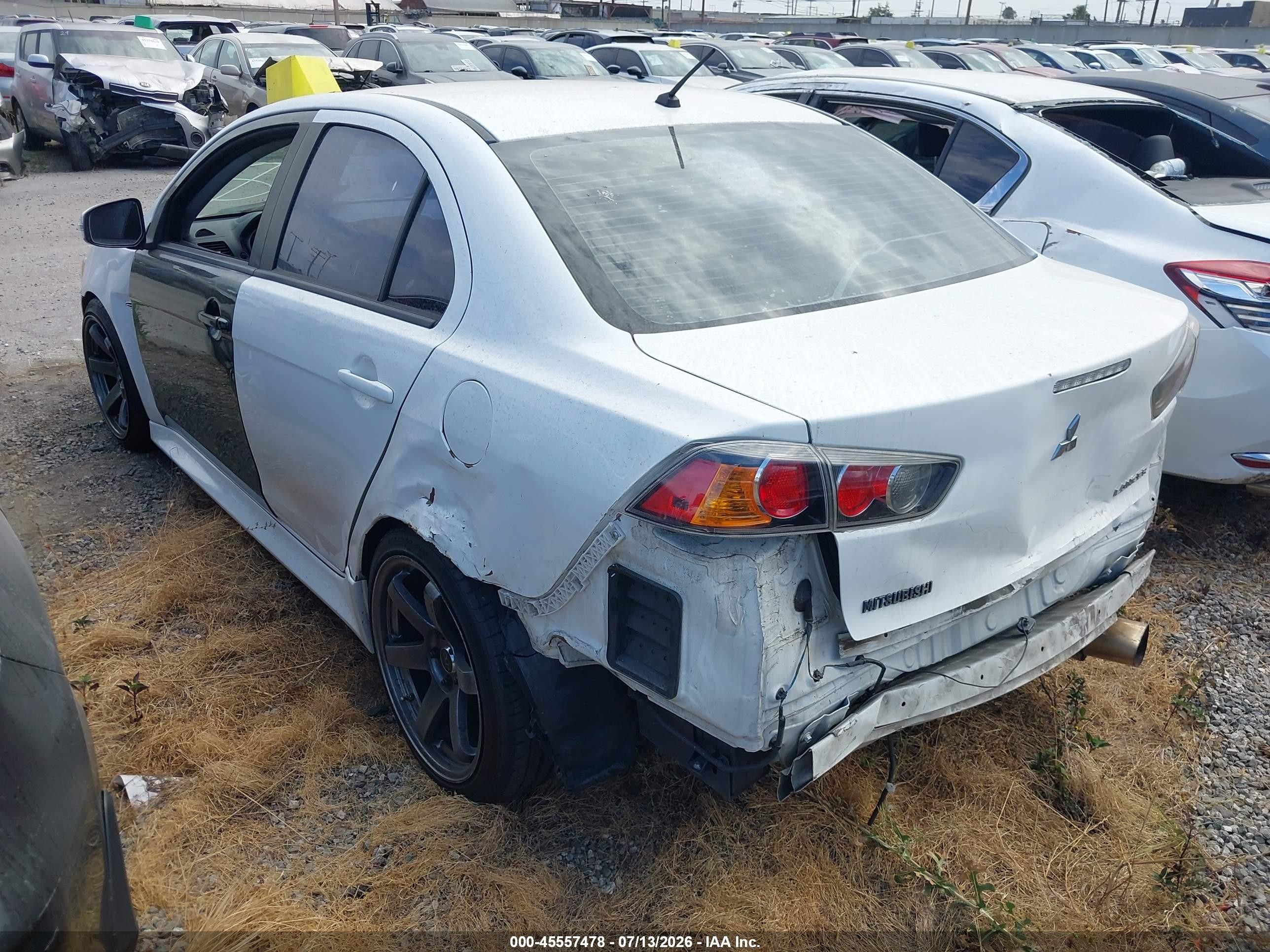 2015 Mitsubishi Lancer Es White vin: JA32U2FU0FU015231