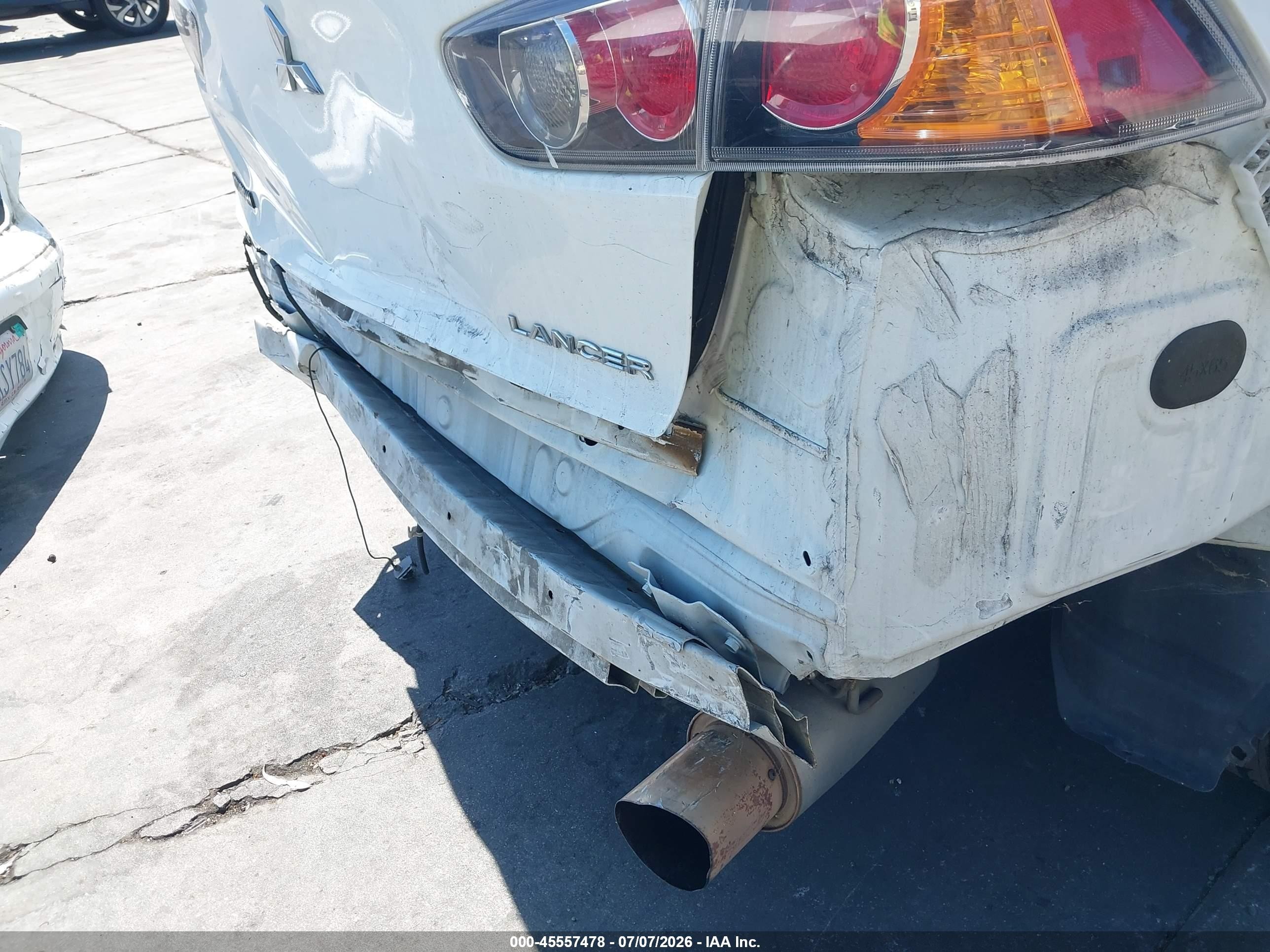 2015 Mitsubishi Lancer Es White vin: JA32U2FU0FU015231
