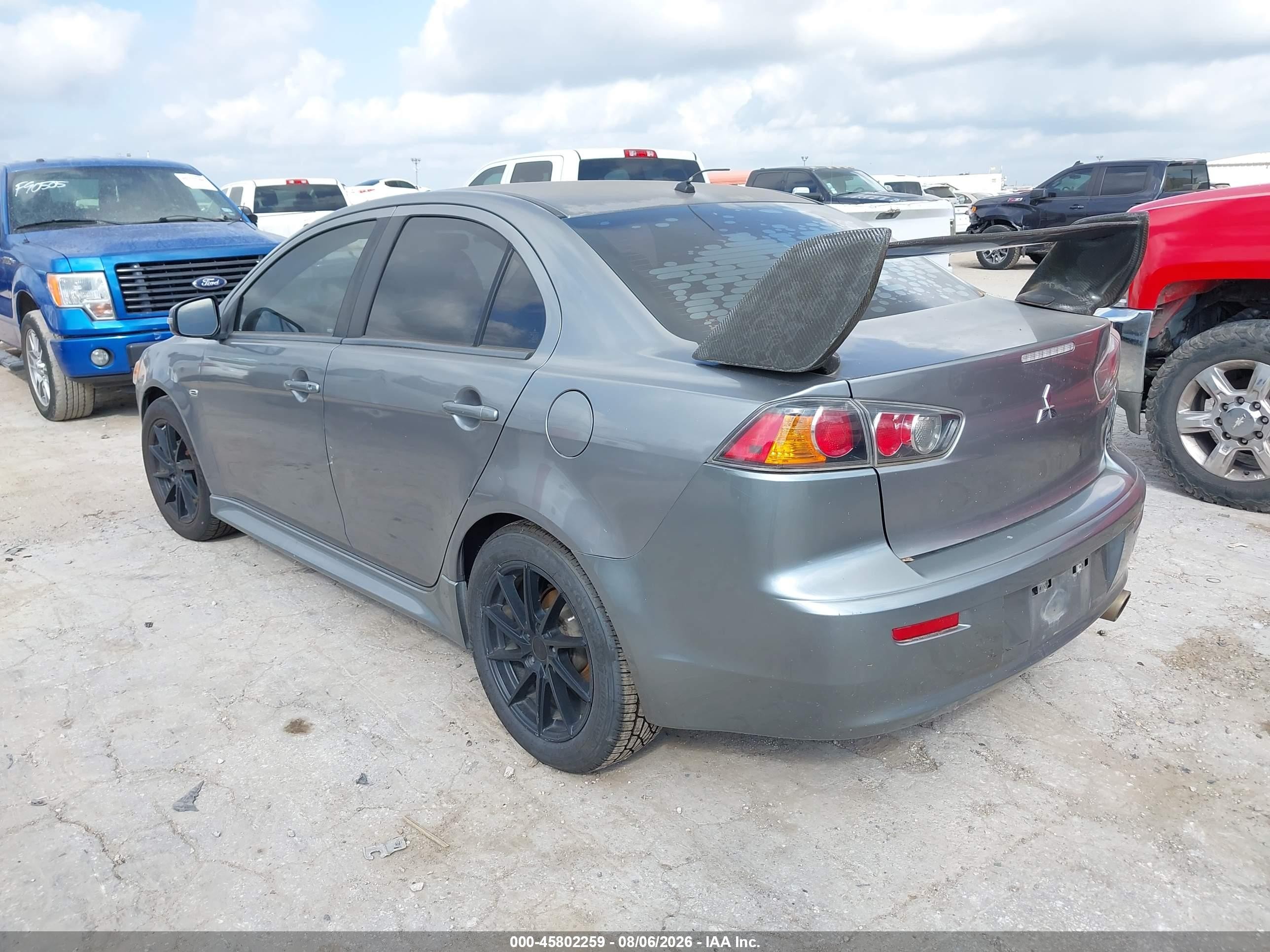2015 Mitsubishi Lancer Es Gray vin: JA32U2FU0FU020087