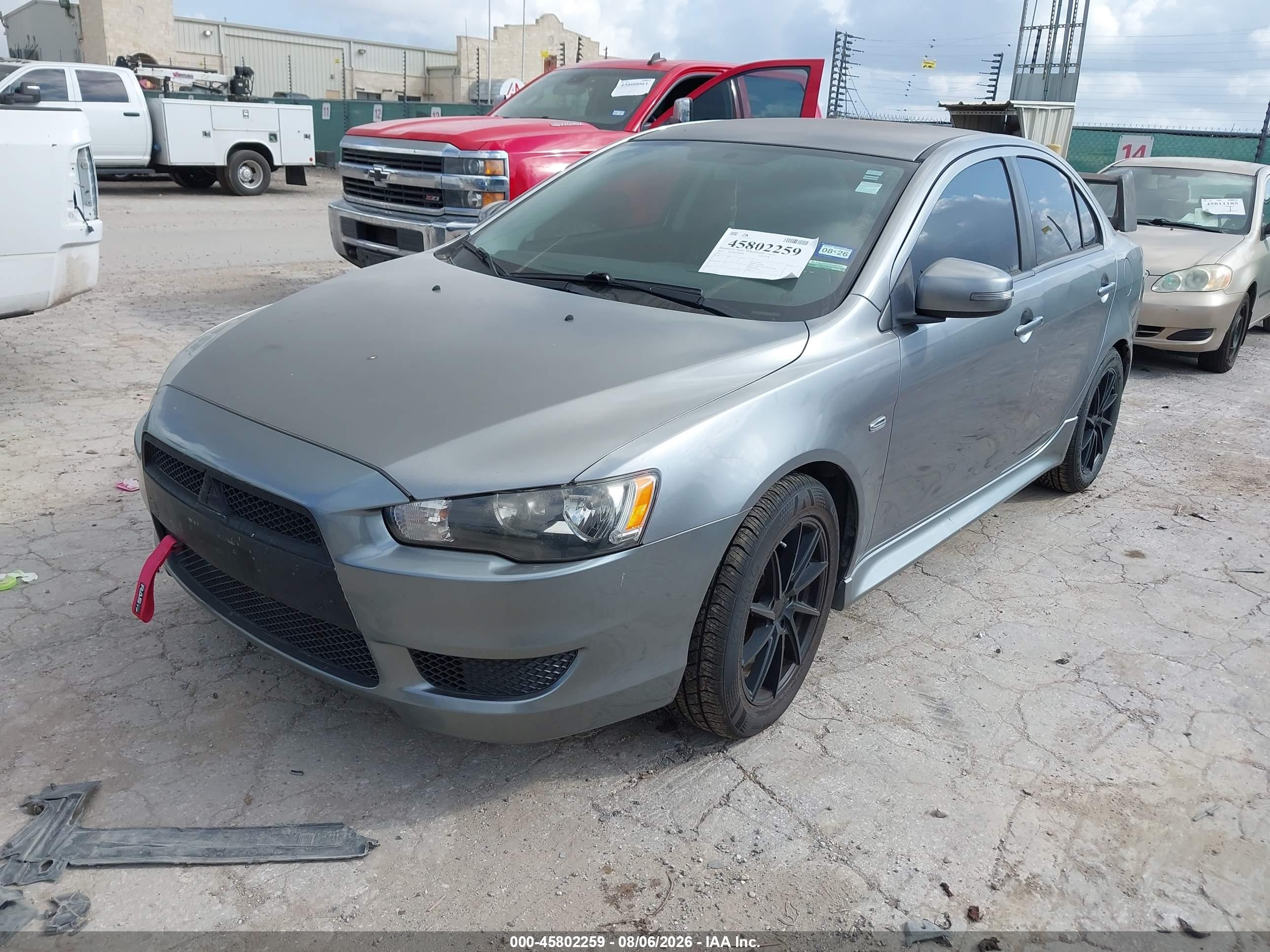 2015 Mitsubishi Lancer Es Gray vin: JA32U2FU0FU020087