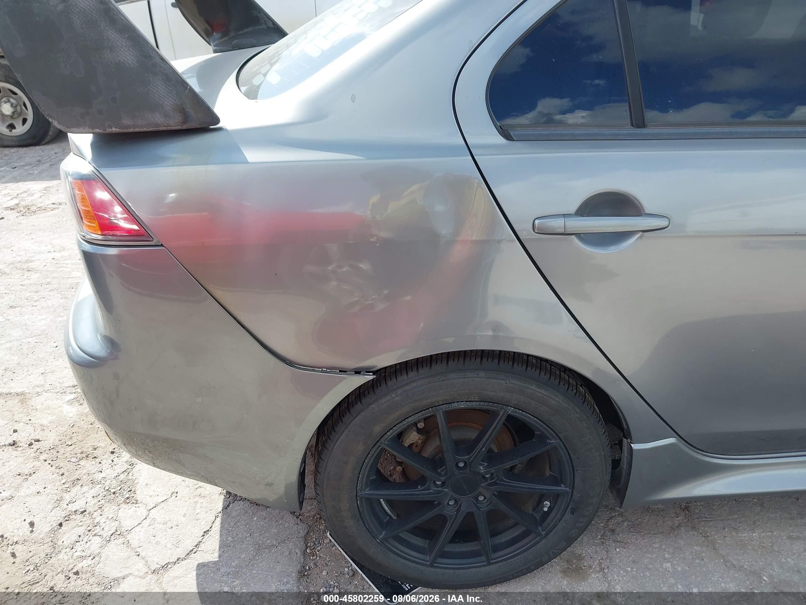 2015 Mitsubishi Lancer Es Gray vin: JA32U2FU0FU020087