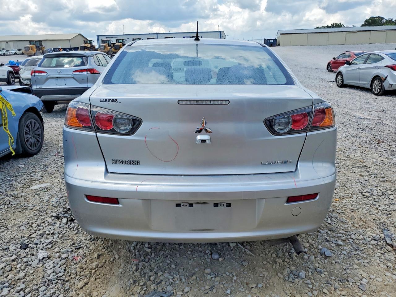 2017 Mitsubishi Lancer Es Silver vin: JA32U2FU0HU003597