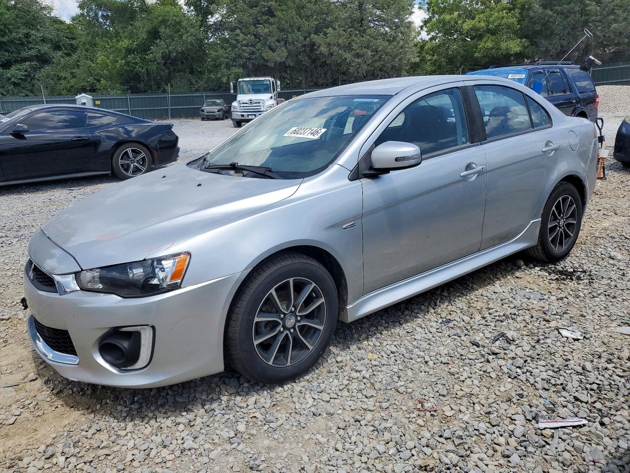 2017 Mitsubishi Lancer Es Silver vin: JA32U2FU0HU003597