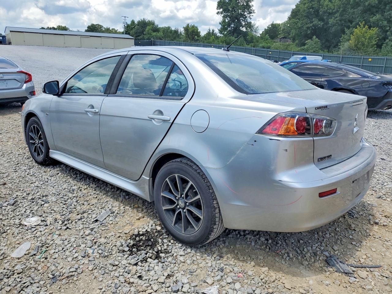 2017 Mitsubishi Lancer Es Silver vin: JA32U2FU0HU003597