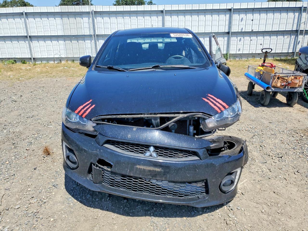 2017 Mitsubishi Lancer Es Черный vin: JA32U2FU0HU016219