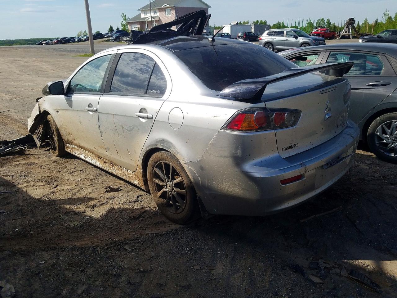 2017 Mitsubishi Lancer Es Silver vin: JA32U2FU0HU606954
