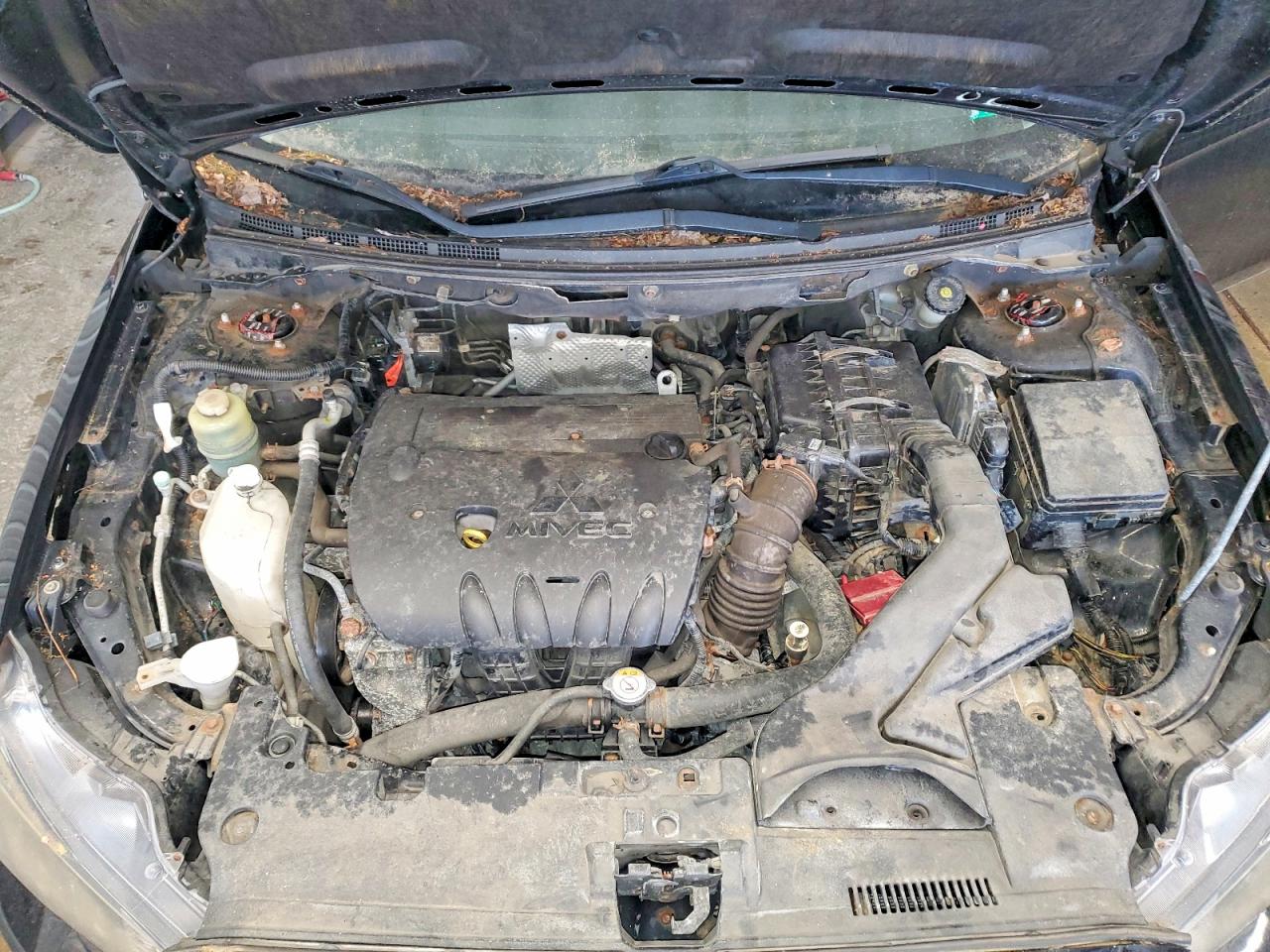 2010 Mitsubishi Lancer Es Черный vin: JA32U2FU1AU003176