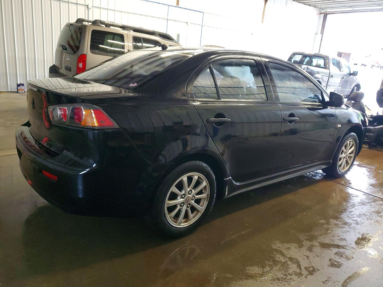 2010 Mitsubishi Lancer Es Черный vin: JA32U2FU1AU003176