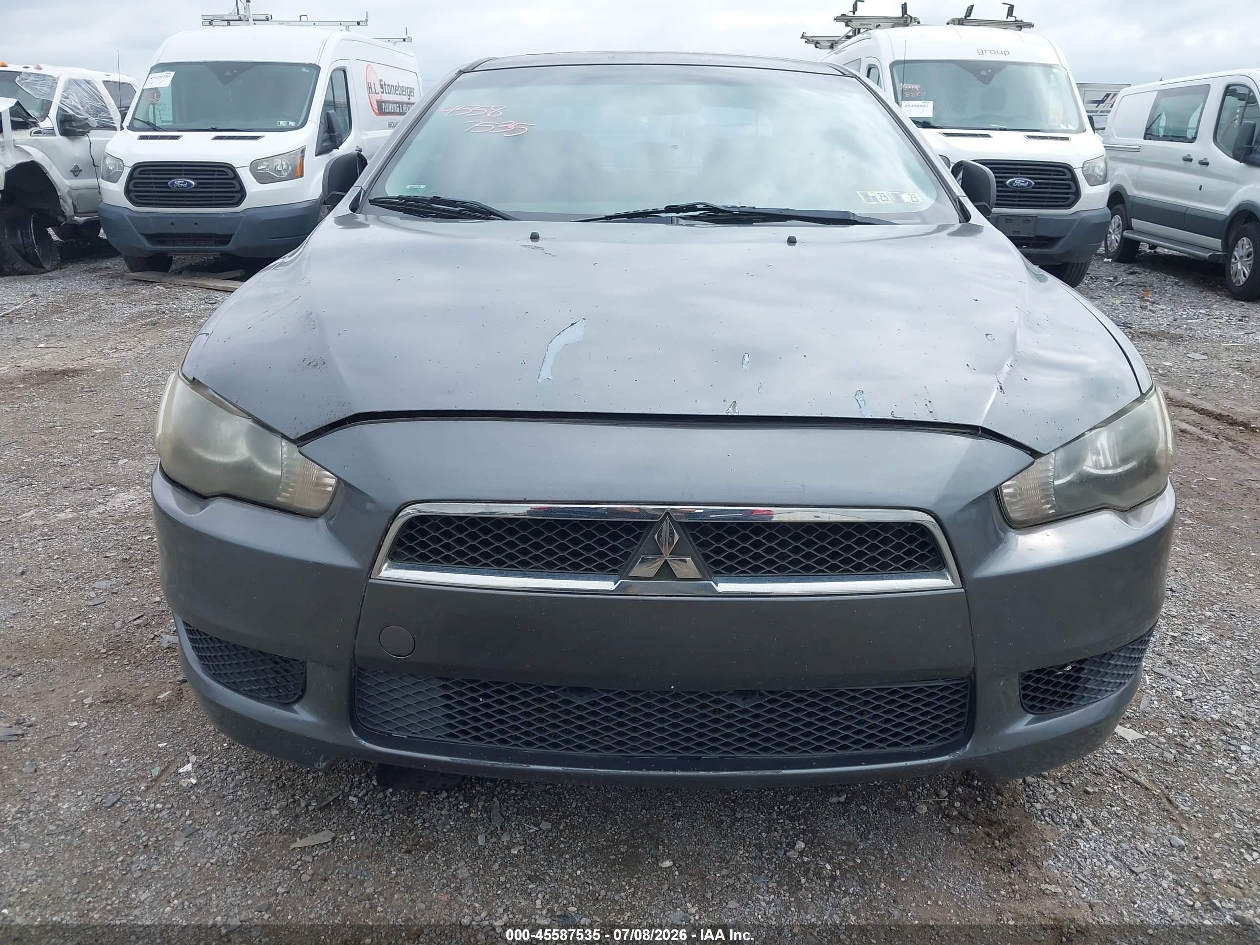 2011 Mitsubishi Lancer Es Green vin: JA32U2FU1BU004362