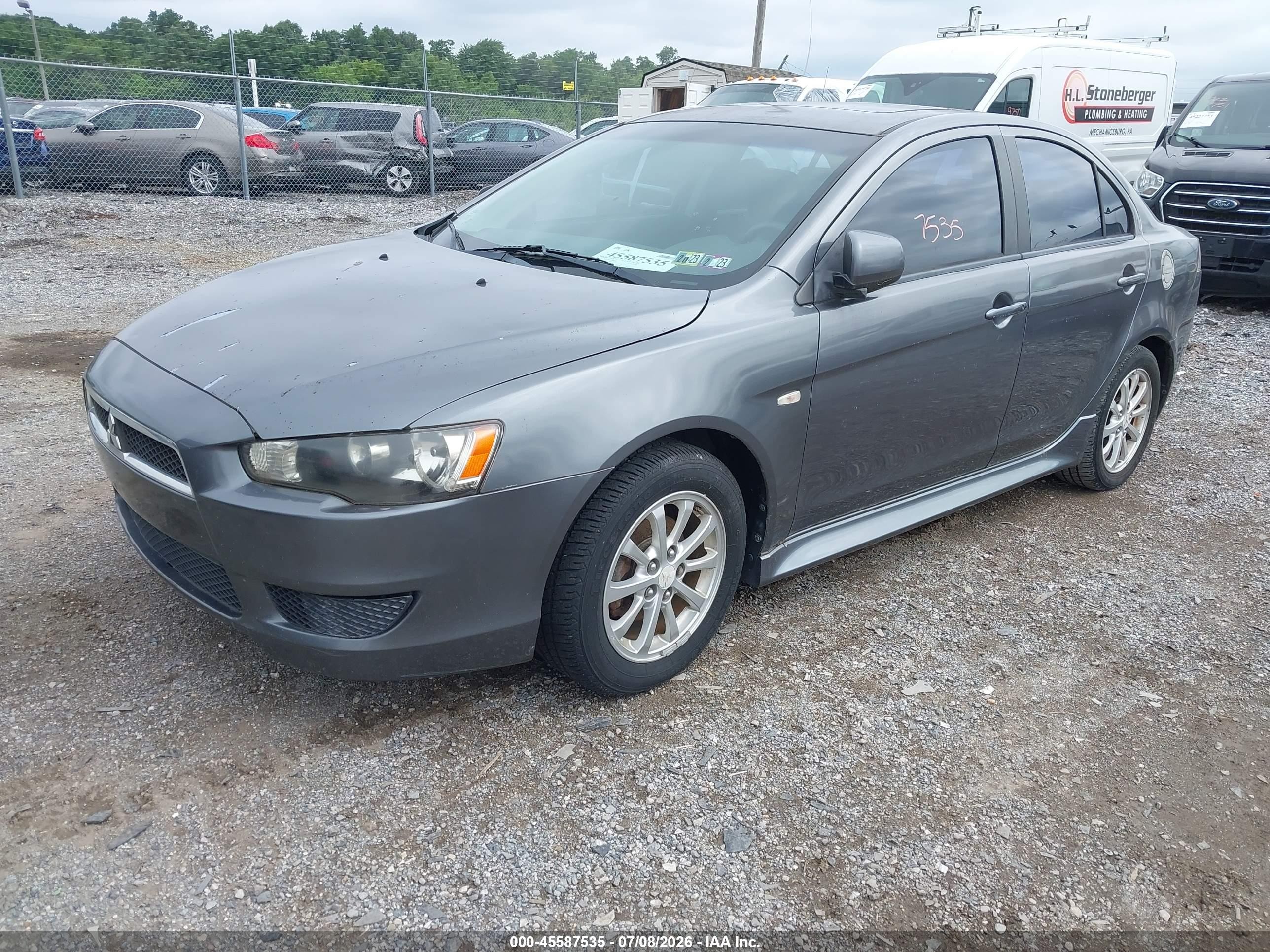 2011 Mitsubishi Lancer Es Green vin: JA32U2FU1BU004362