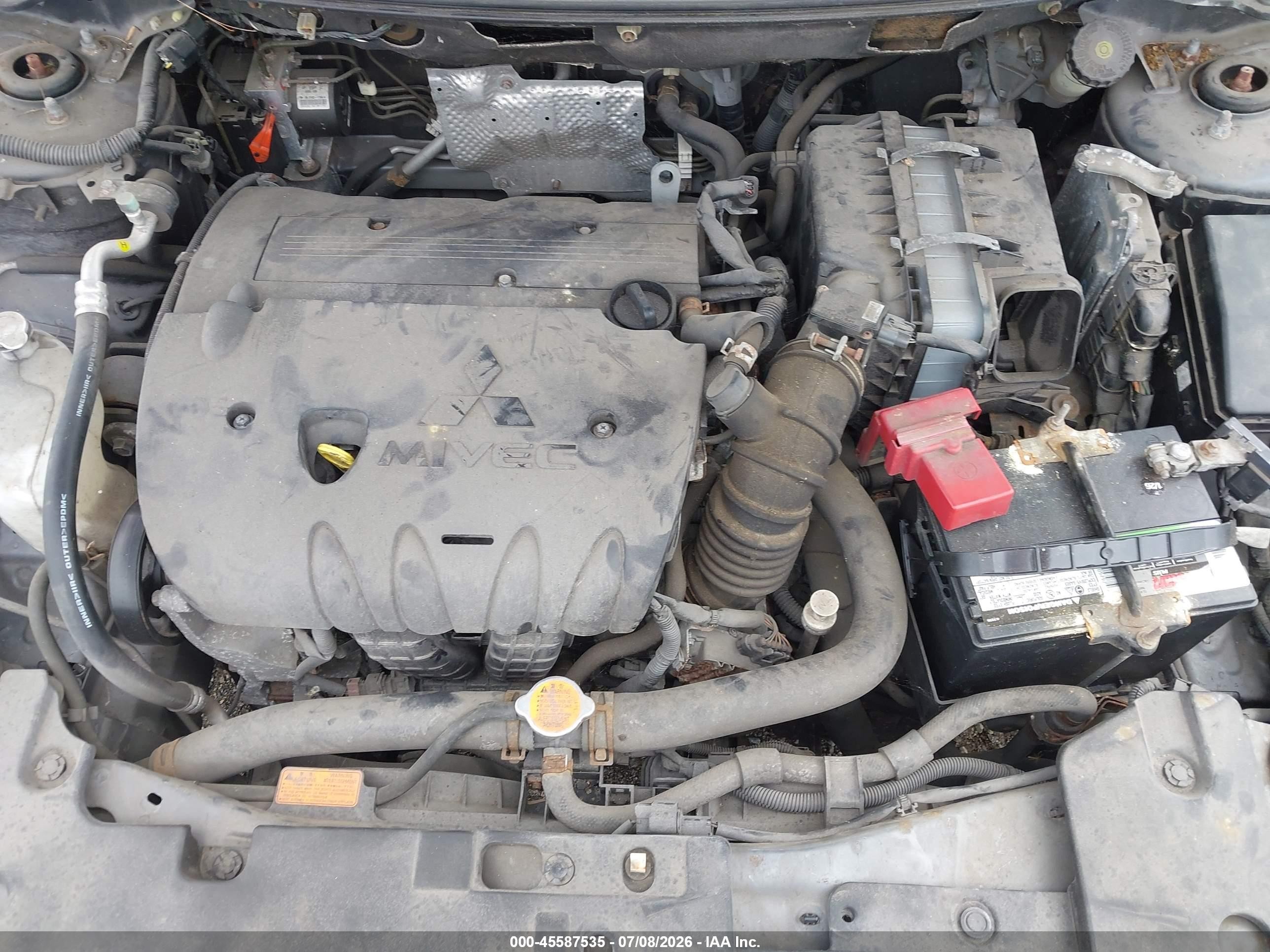 2011 Mitsubishi Lancer Es Green vin: JA32U2FU1BU004362