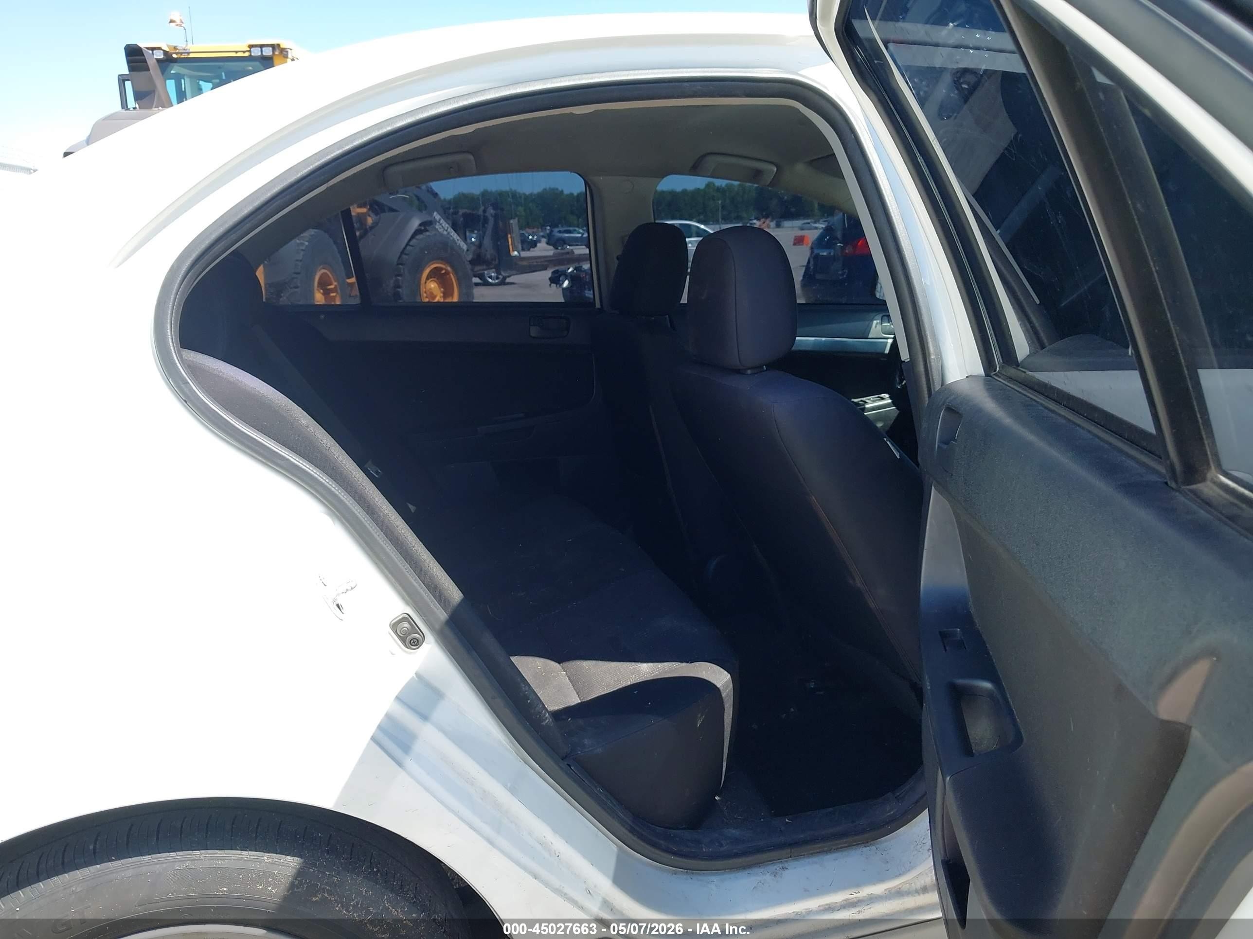 2011 Mitsubishi Lancer Es White vin: JA32U2FU1BU014325