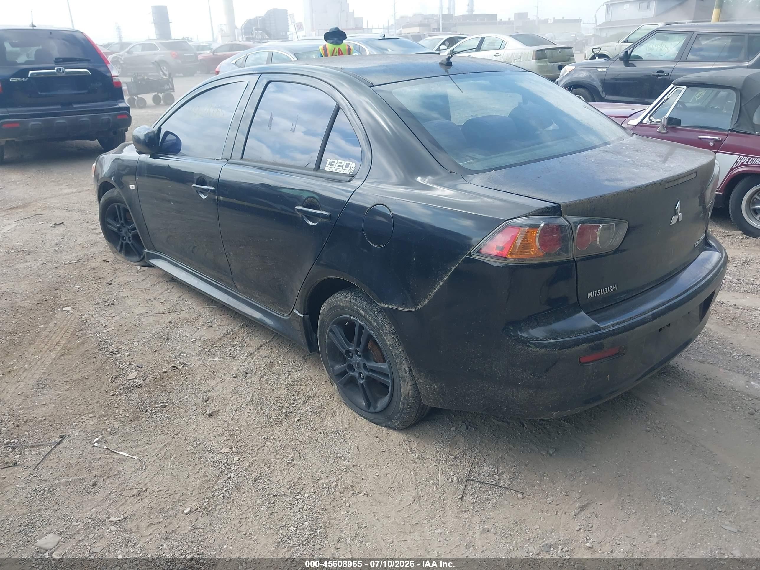 2012 Mitsubishi Lancer Es Black vin: JA32U2FU1CU030204
