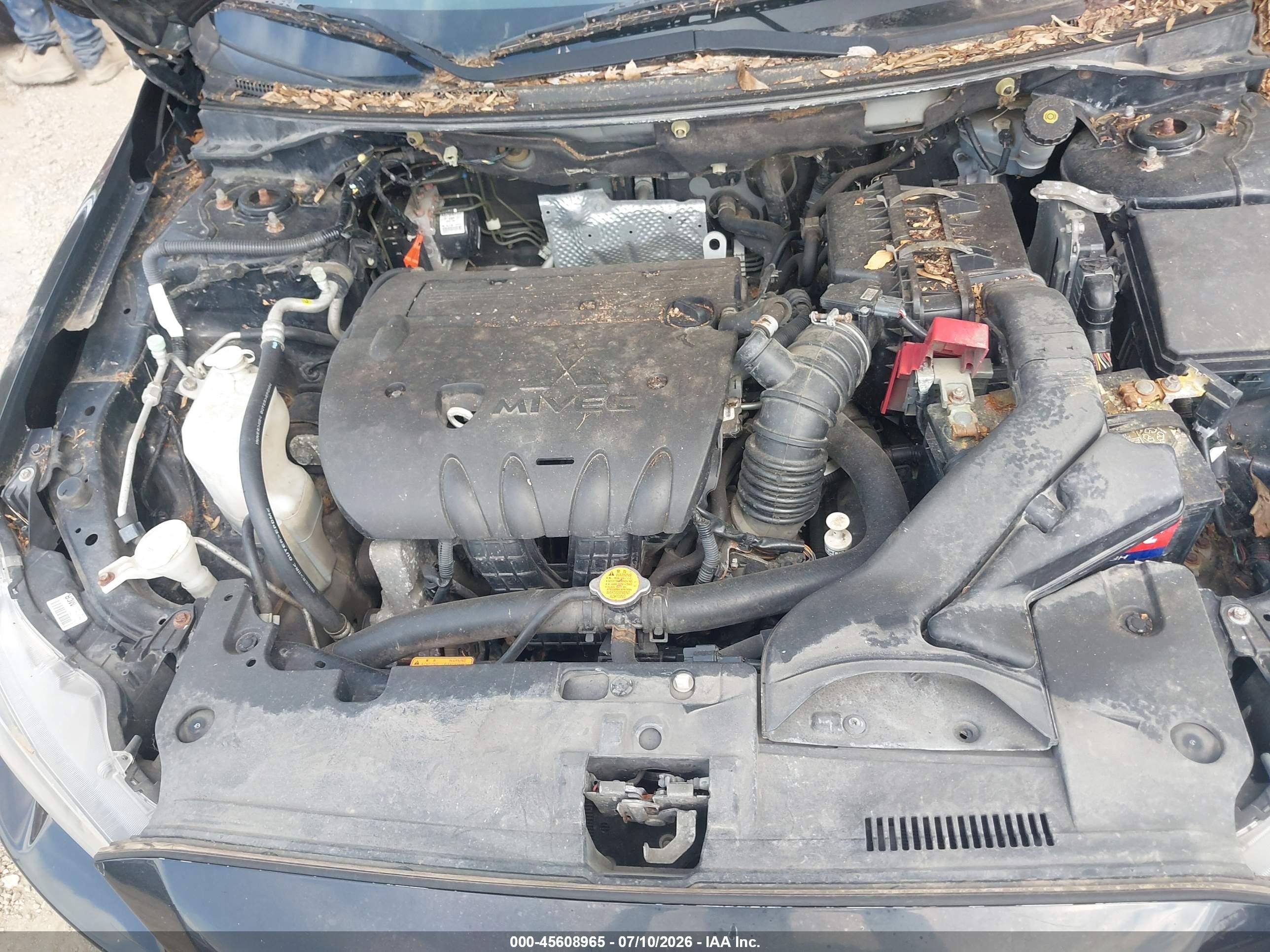 2012 Mitsubishi Lancer Es Black vin: JA32U2FU1CU030204