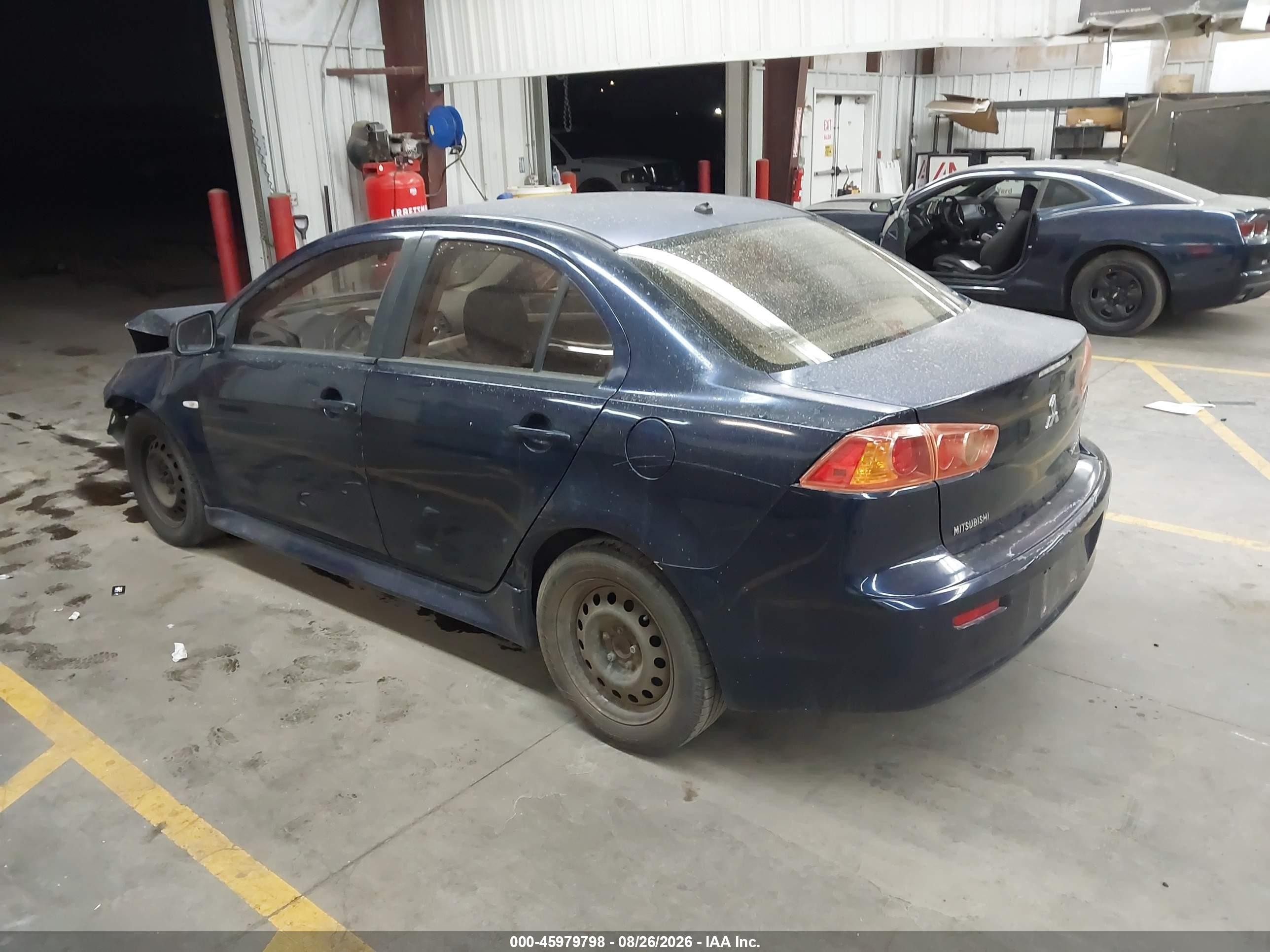 2013 Mitsubishi Lancer Es Синий vin: JA32U2FU1DU012982