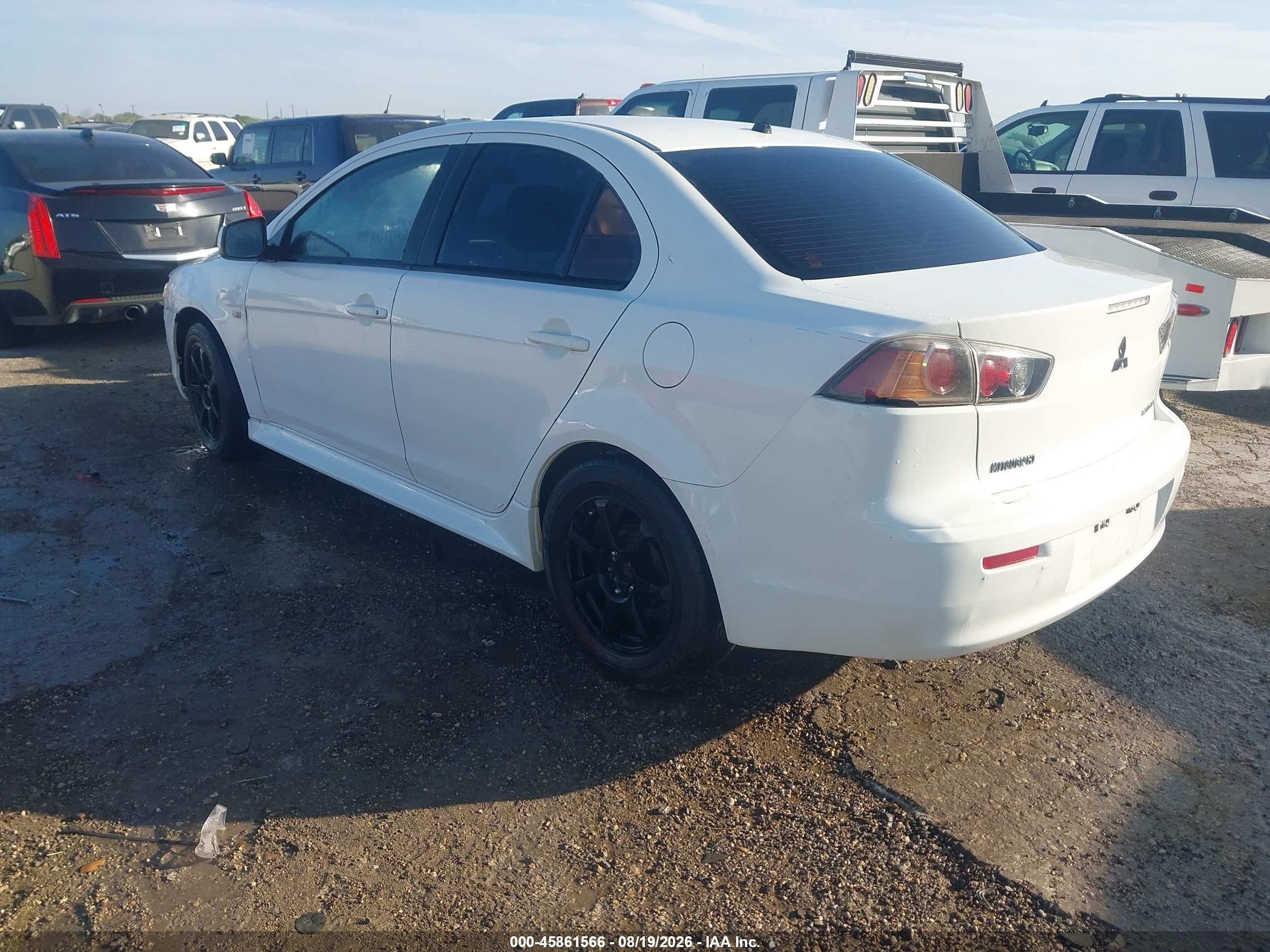 2014 Mitsubishi Lancer Es White vin: JA32U2FU1EU004270