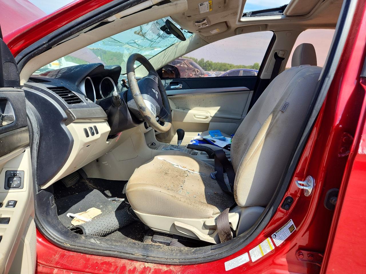 2014 Mitsubishi Lancer Es Red vin: JA32U2FU1EU005158