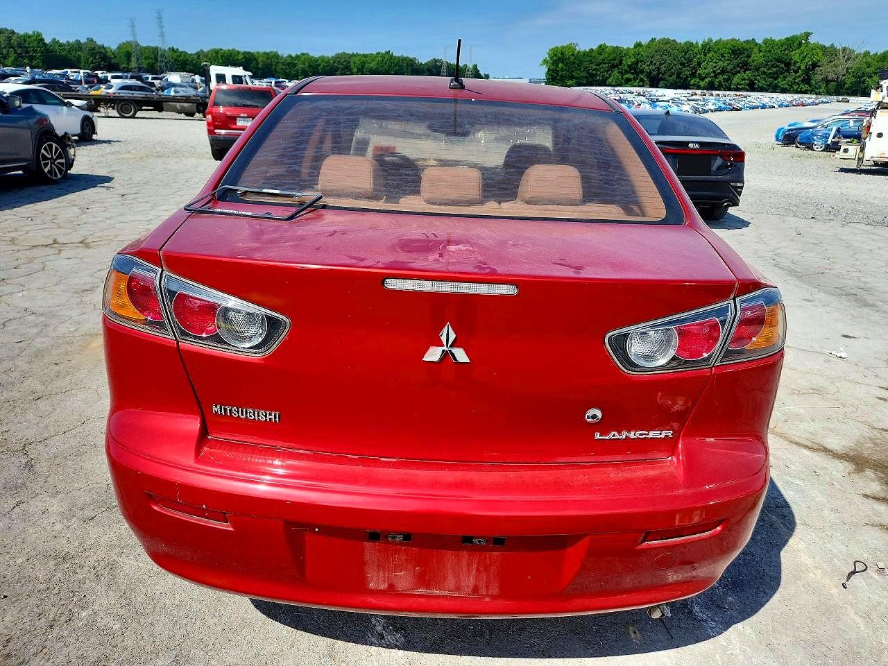 2014 Mitsubishi Lancer Es Red vin: JA32U2FU1EU005158