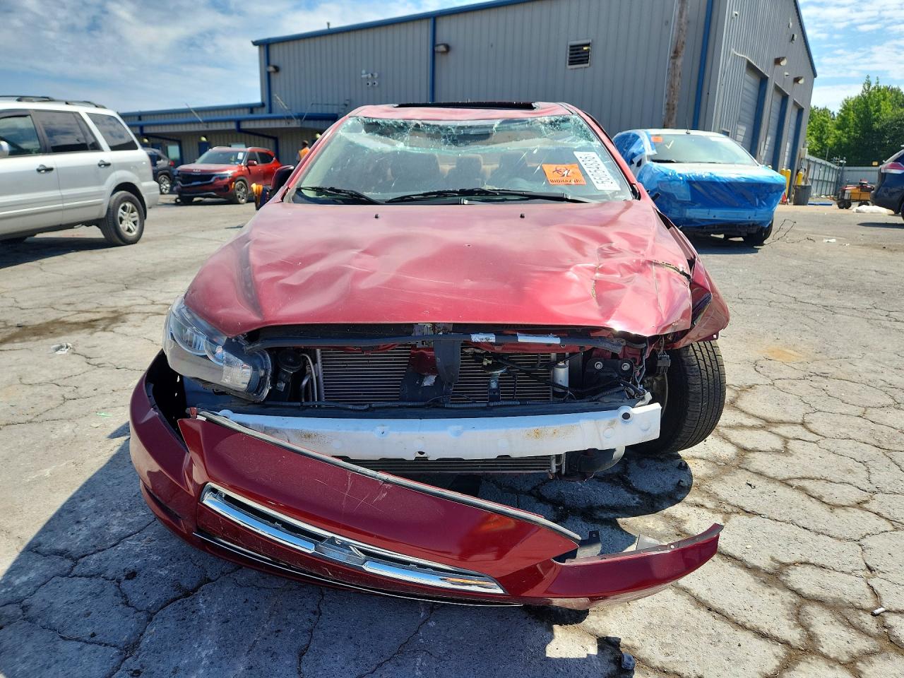 2014 Mitsubishi Lancer Es Red vin: JA32U2FU1EU005158