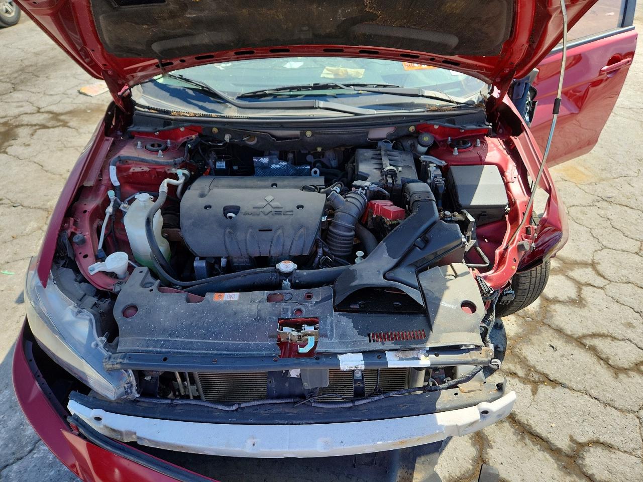 2014 Mitsubishi Lancer Es Red vin: JA32U2FU1EU005158