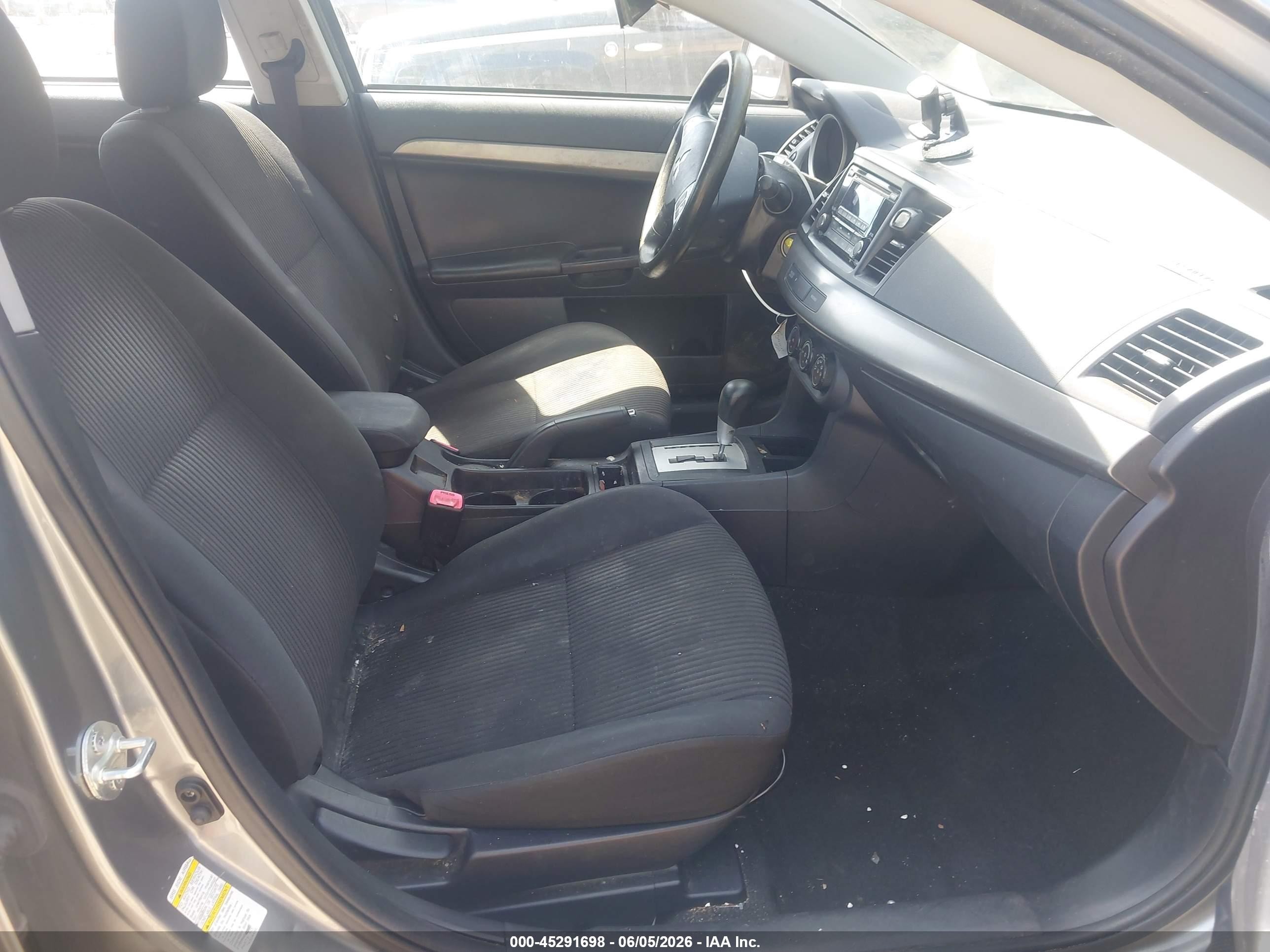 2014 Mitsubishi Lancer Es Gray vin: JA32U2FU1EU007976