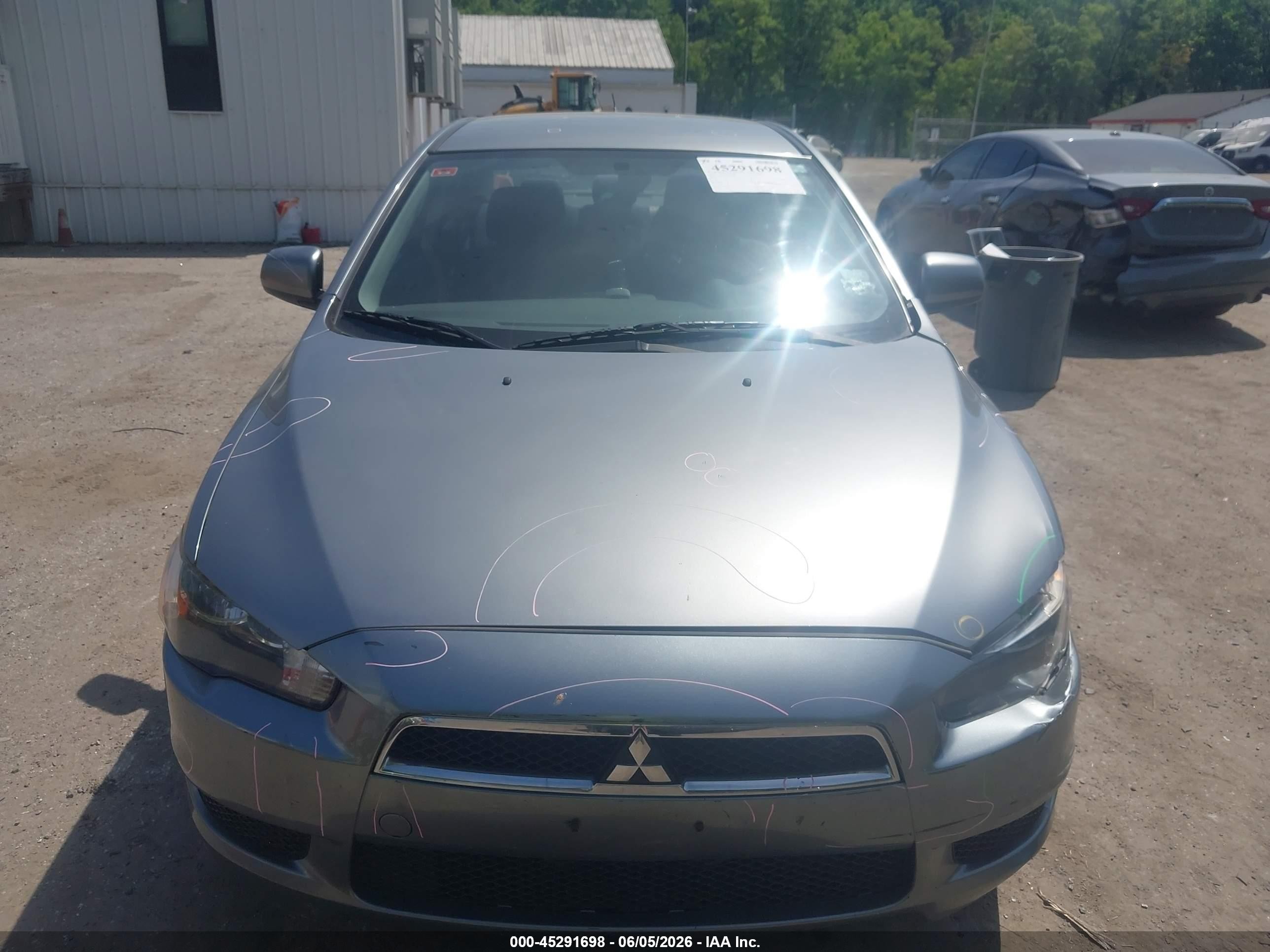 2014 Mitsubishi Lancer Es Gray vin: JA32U2FU1EU007976