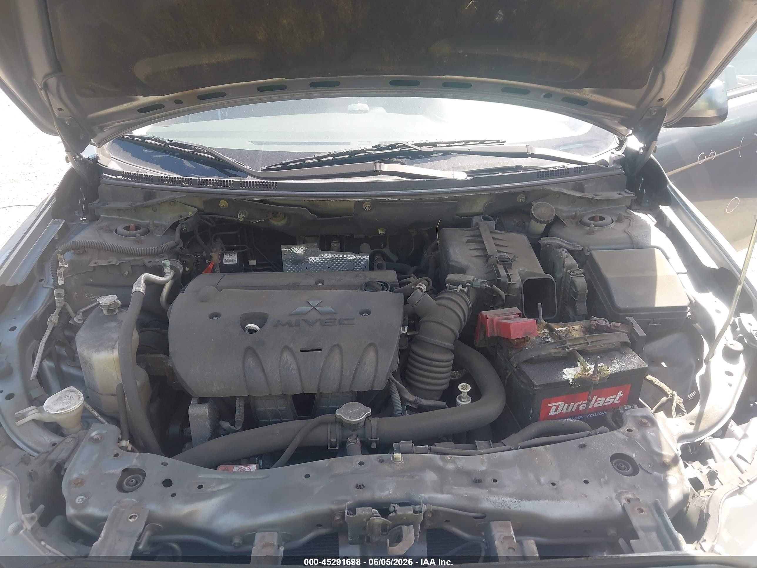 2014 Mitsubishi Lancer Es Gray vin: JA32U2FU1EU007976