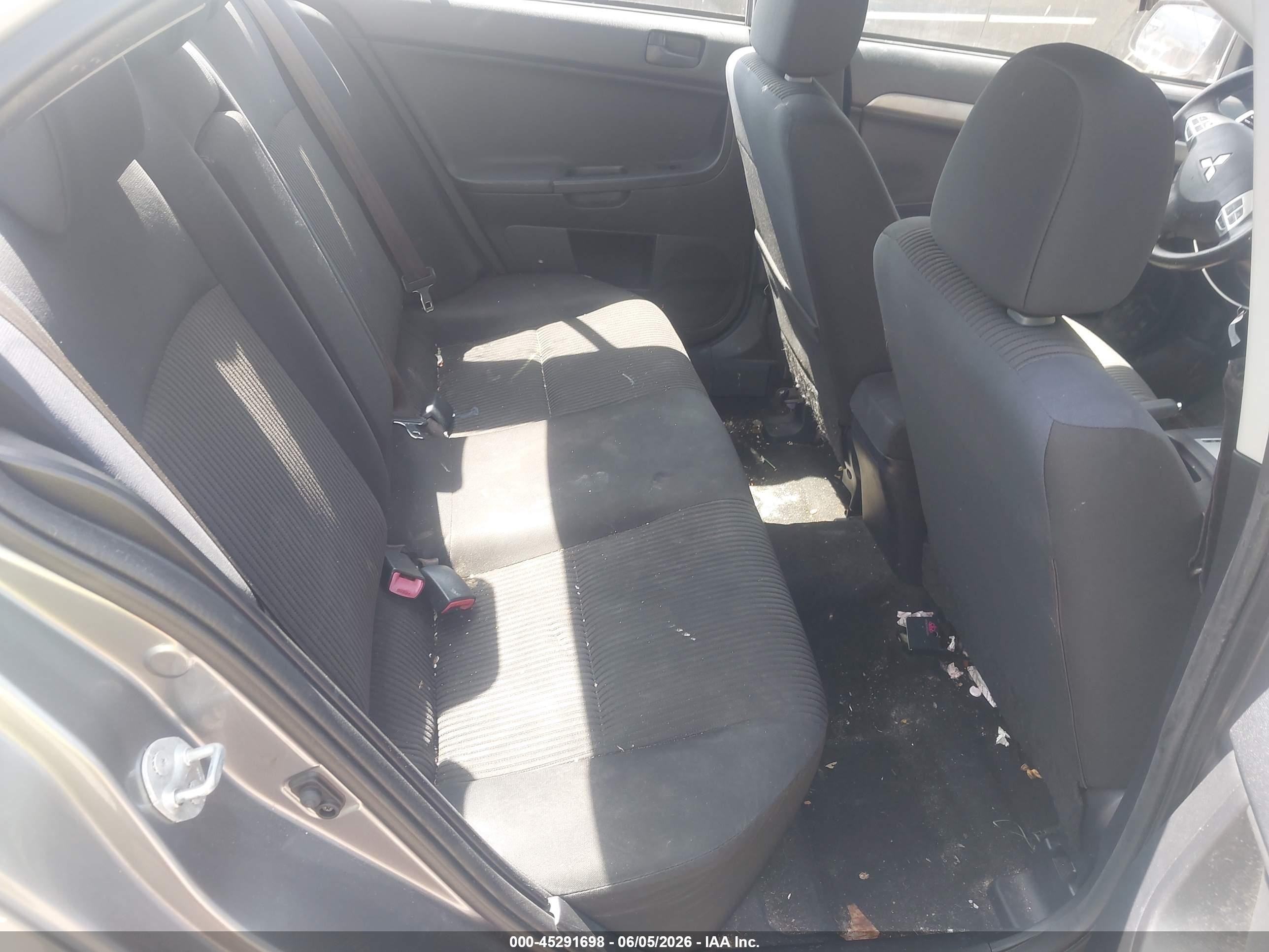 2014 Mitsubishi Lancer Es Gray vin: JA32U2FU1EU007976