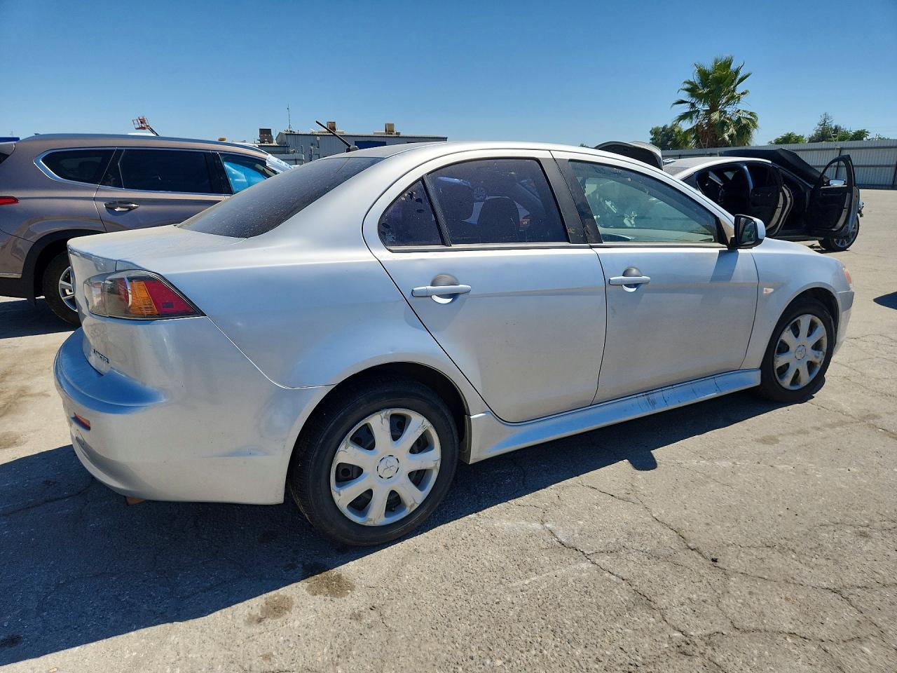 2014 Mitsubishi Lancer Es/es Sport Silver vin: JA32U2FU1EU012269