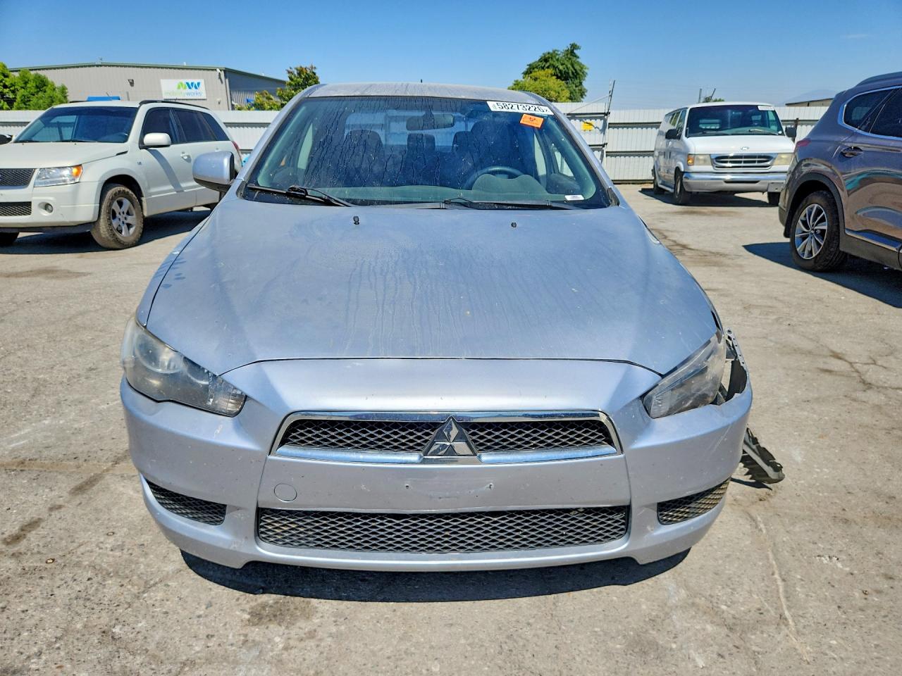 2014 Mitsubishi Lancer Es/es Sport Silver vin: JA32U2FU1EU012269