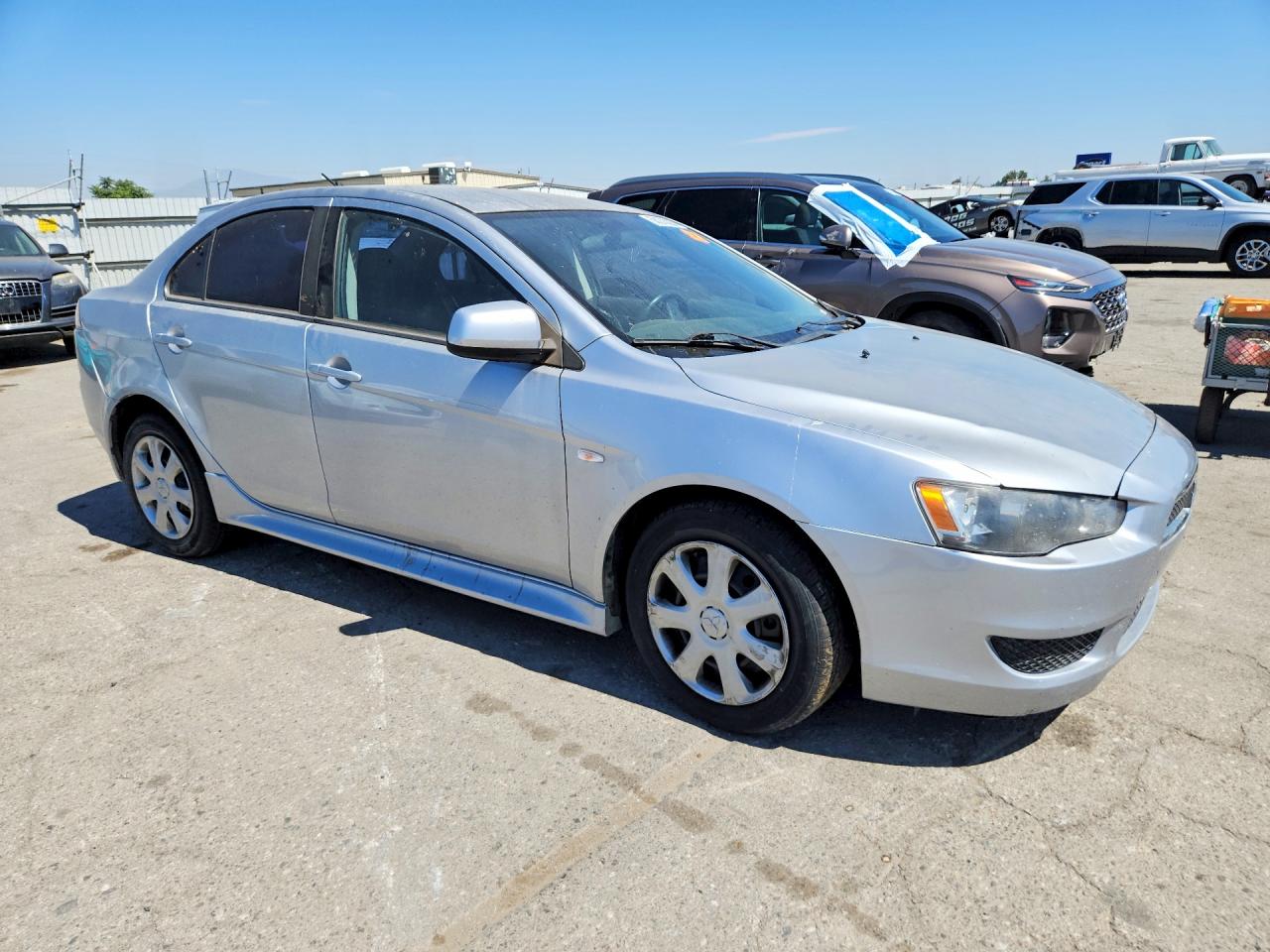 2014 Mitsubishi Lancer Es/es Sport Silver vin: JA32U2FU1EU012269