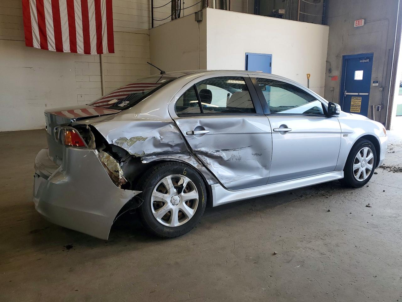 2015 Mitsubishi Lancer Es Silver vin: JA32U2FU1FU004061