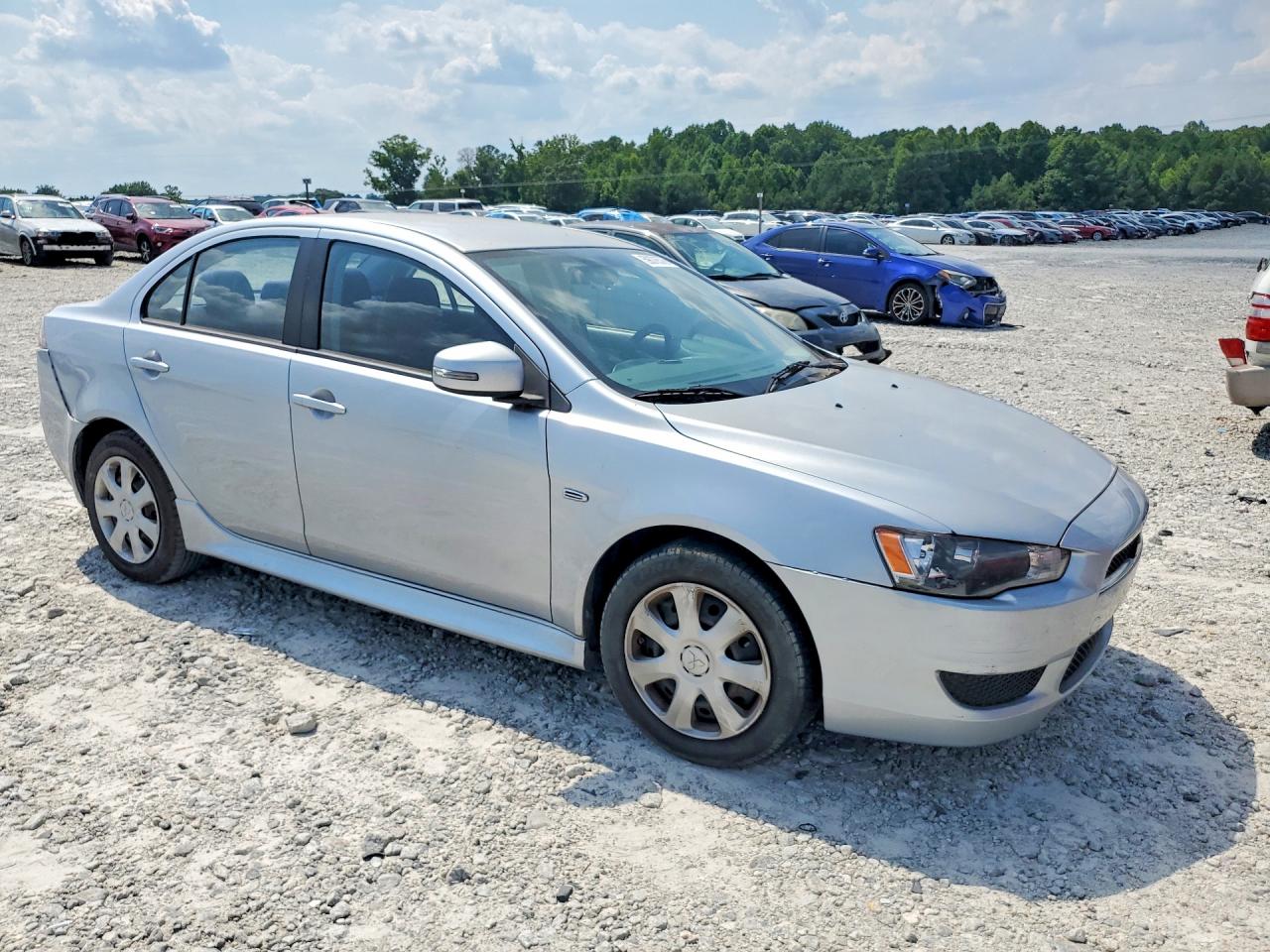 2015 Mitsubishi Lancer Es Silver vin: JA32U2FU1FU006733