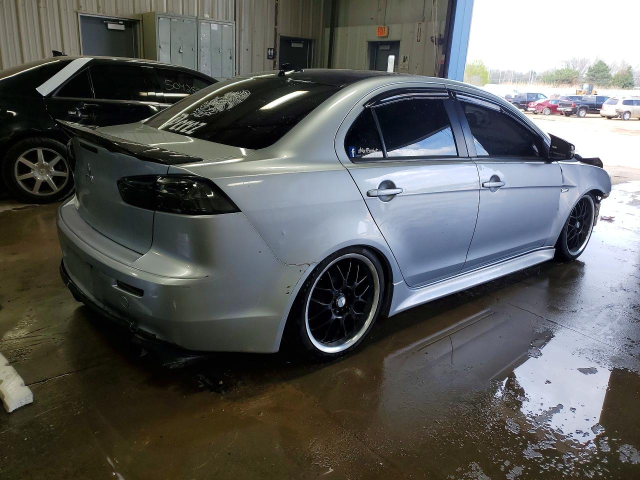 2015 Mitsubishi Lancer Es Silver vin: JA32U2FU1FU013360