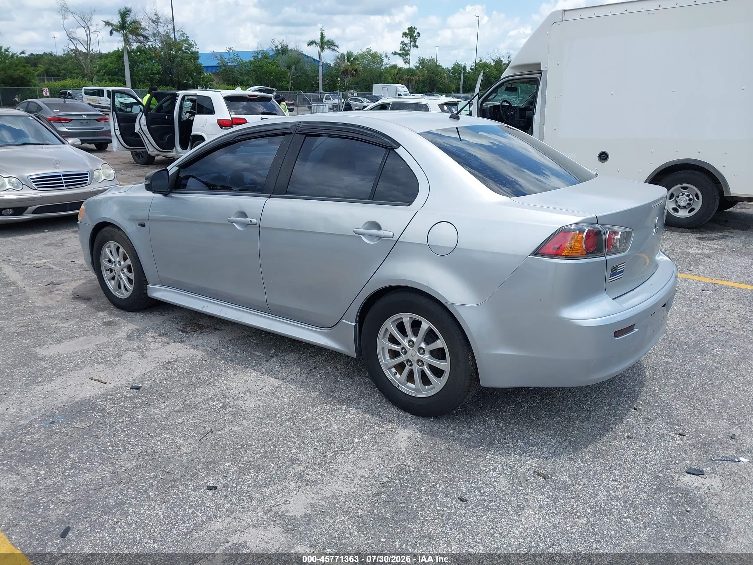2015 Mitsubishi Lancer Es Silver vin: JA32U2FU1FU014024