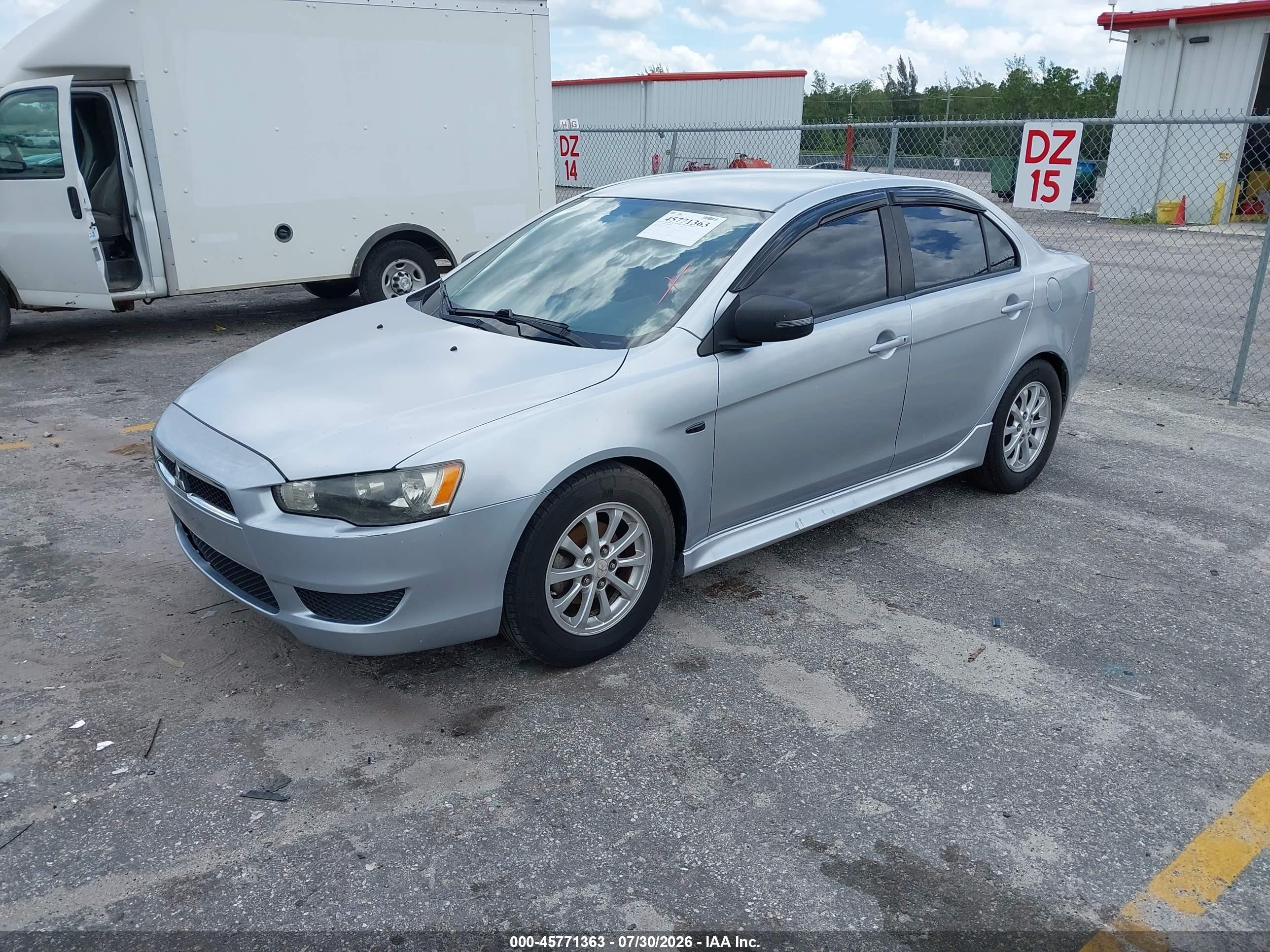 2015 Mitsubishi Lancer Es Silver vin: JA32U2FU1FU014024