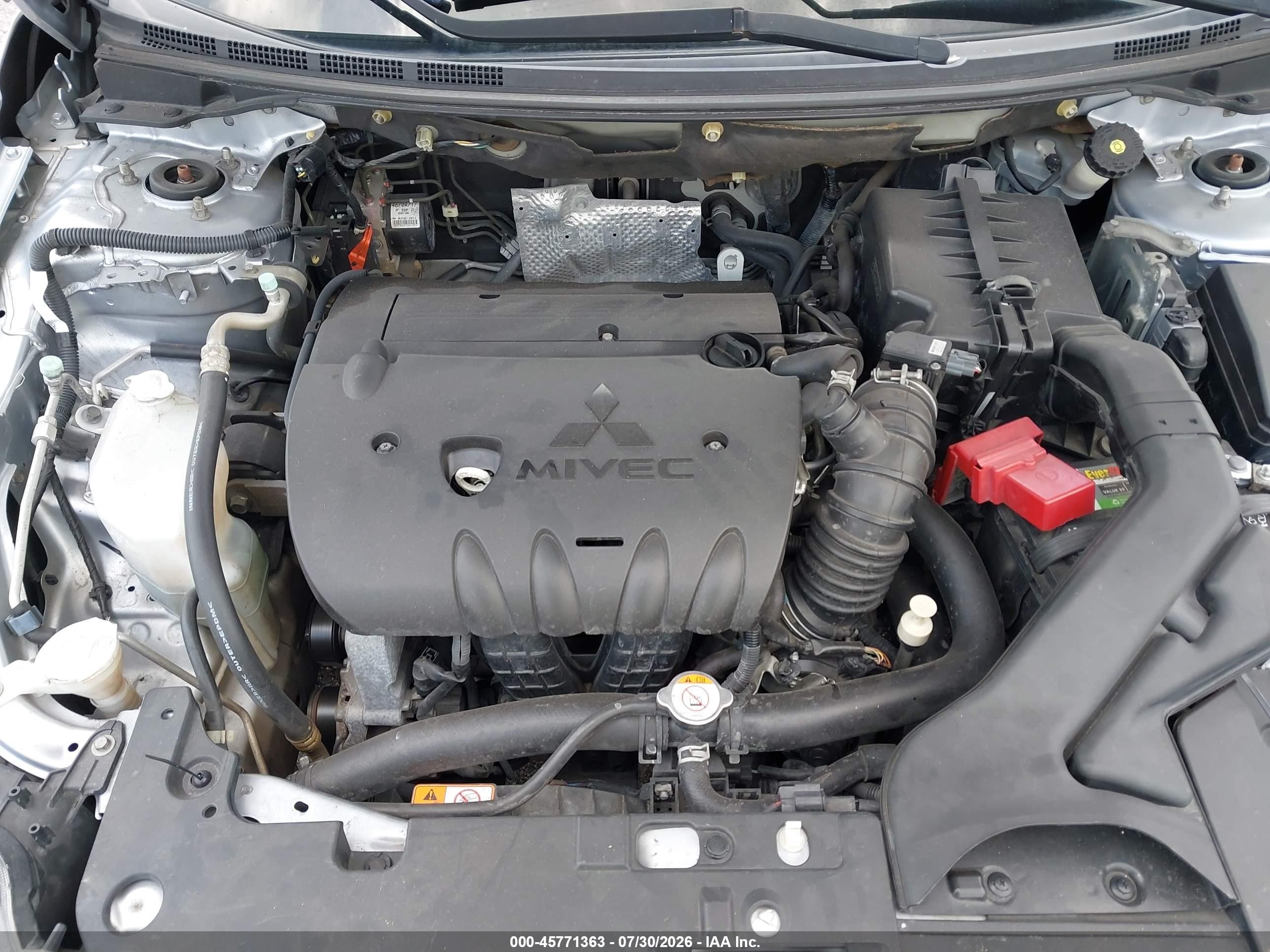 2015 Mitsubishi Lancer Es Silver vin: JA32U2FU1FU014024