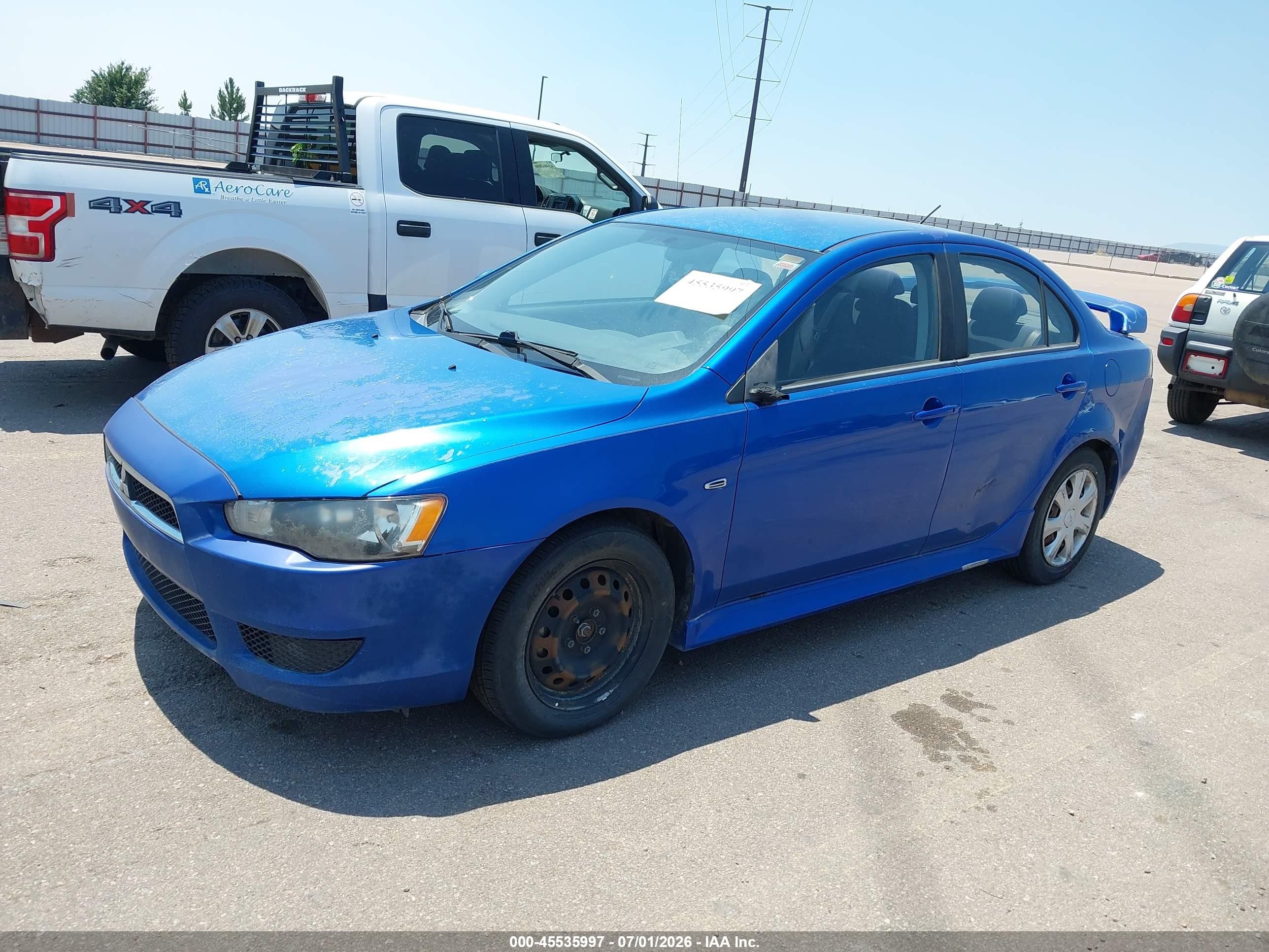 2015 Mitsubishi Lancer Es Blue vin: JA32U2FU1FU015318