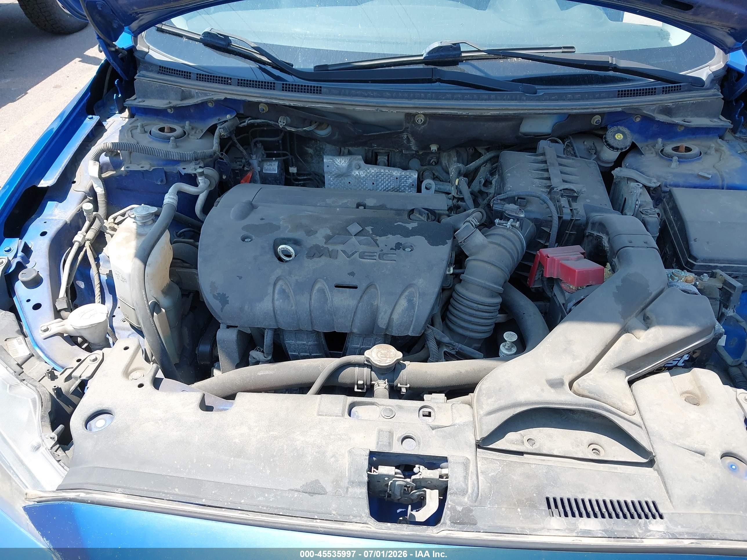 2015 Mitsubishi Lancer Es Blue vin: JA32U2FU1FU015318