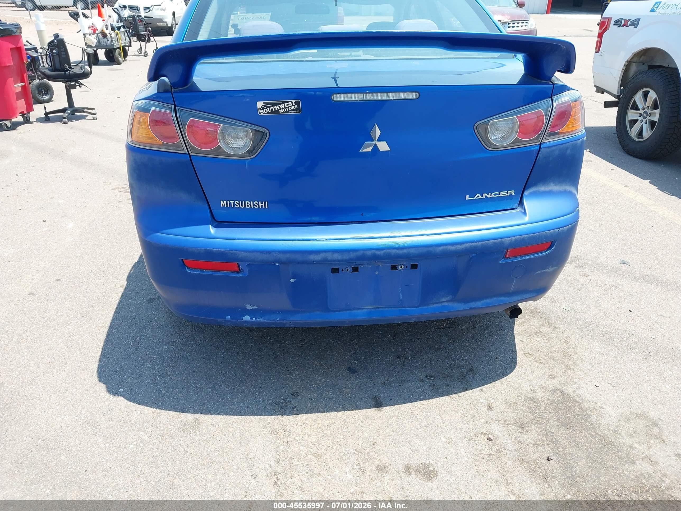 2015 Mitsubishi Lancer Es Blue vin: JA32U2FU1FU015318